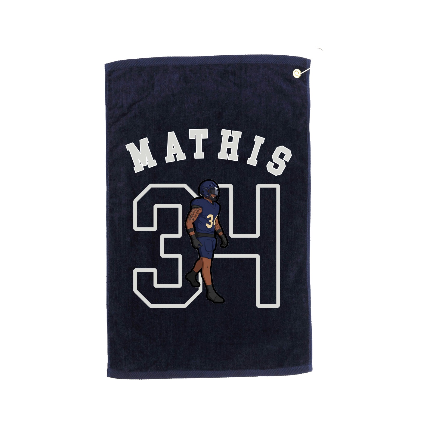 Golf Towel — Shirsey Arch in Navy