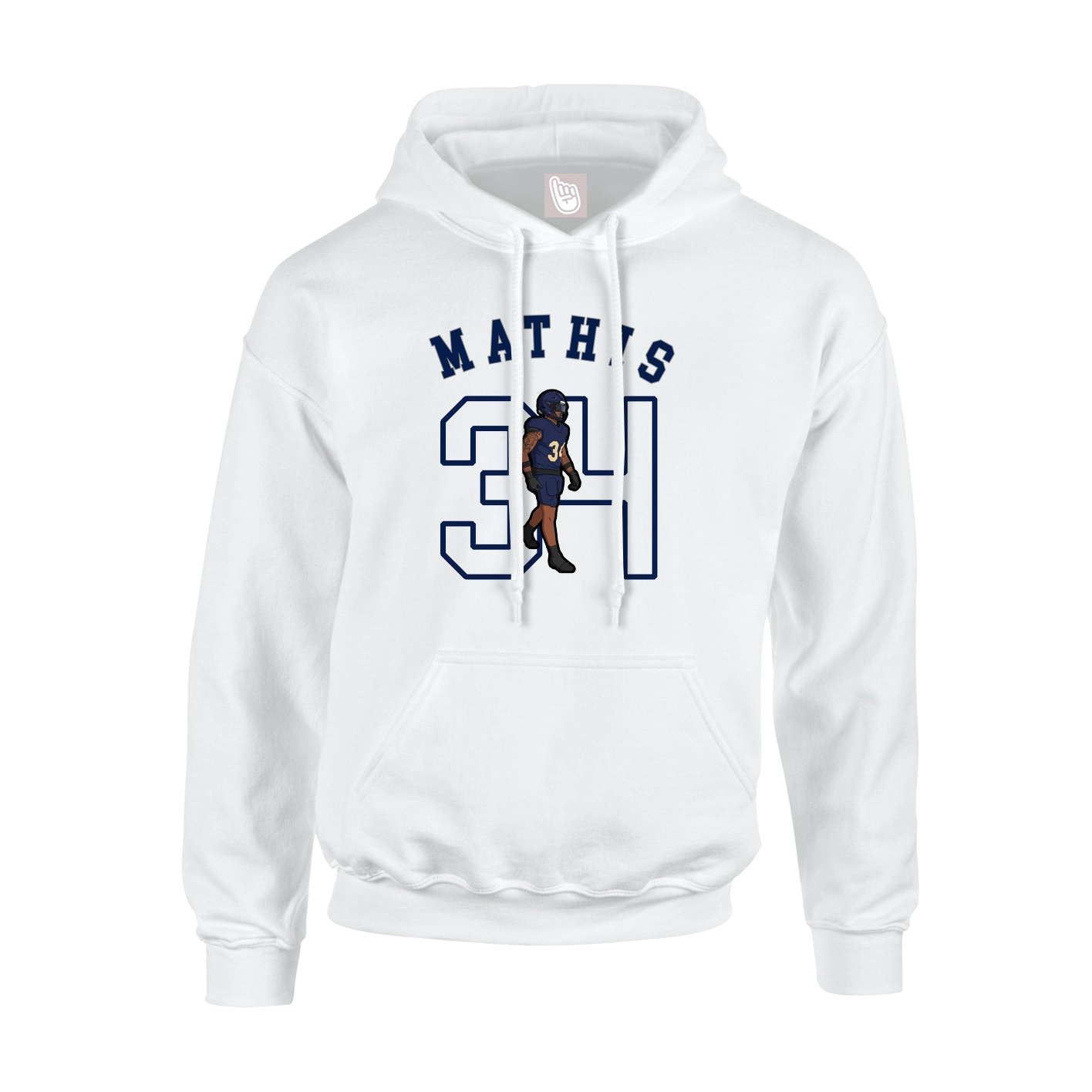 Youth Hoodie — Shirsey Arch in White