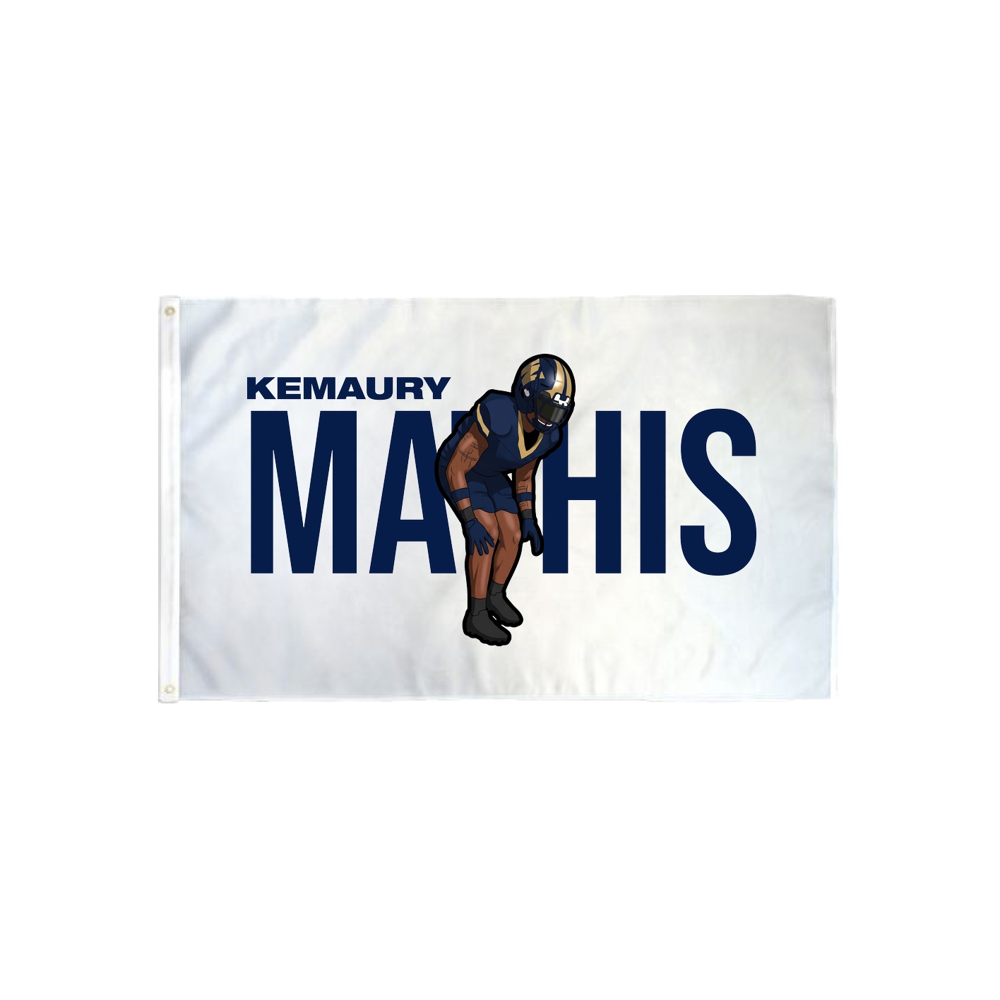 3x5 Flag — Player Name in Classic