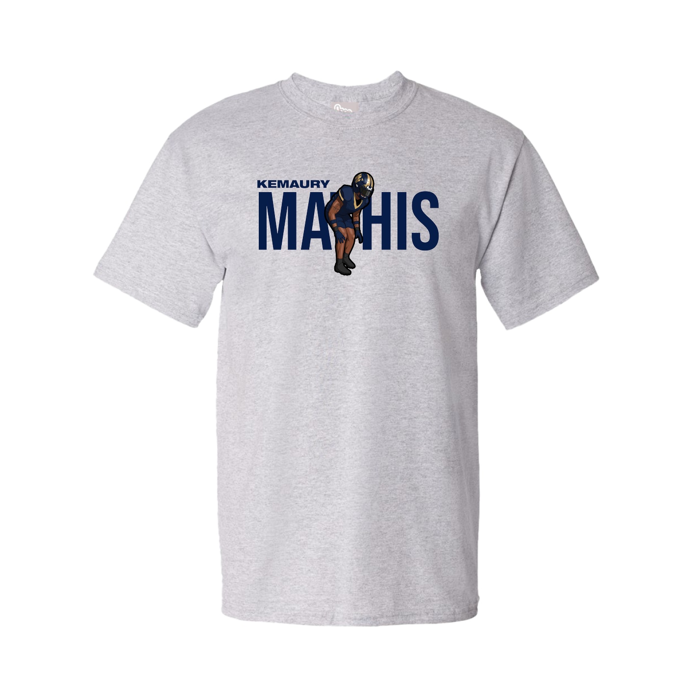 Youth Tee — Player Name in Grey