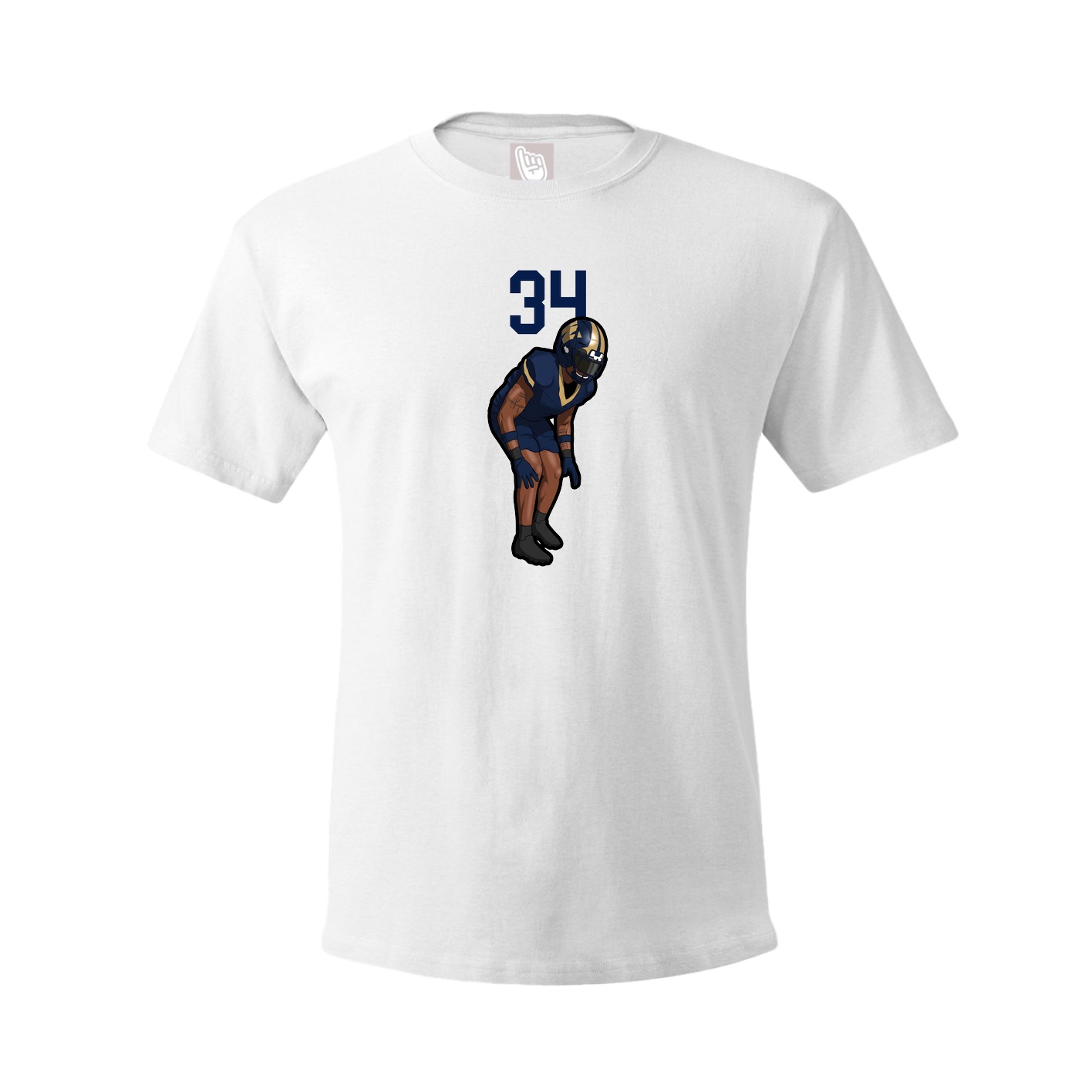 Tee — Number Top in White