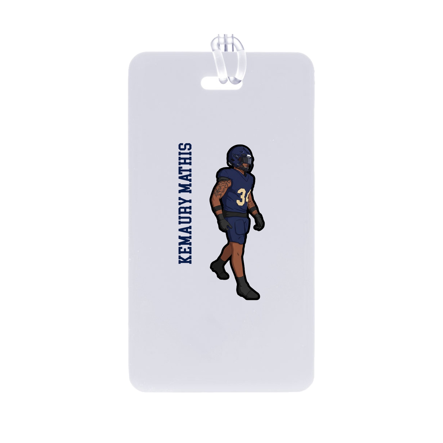 Bag Tag — Name Vertical in Classic
