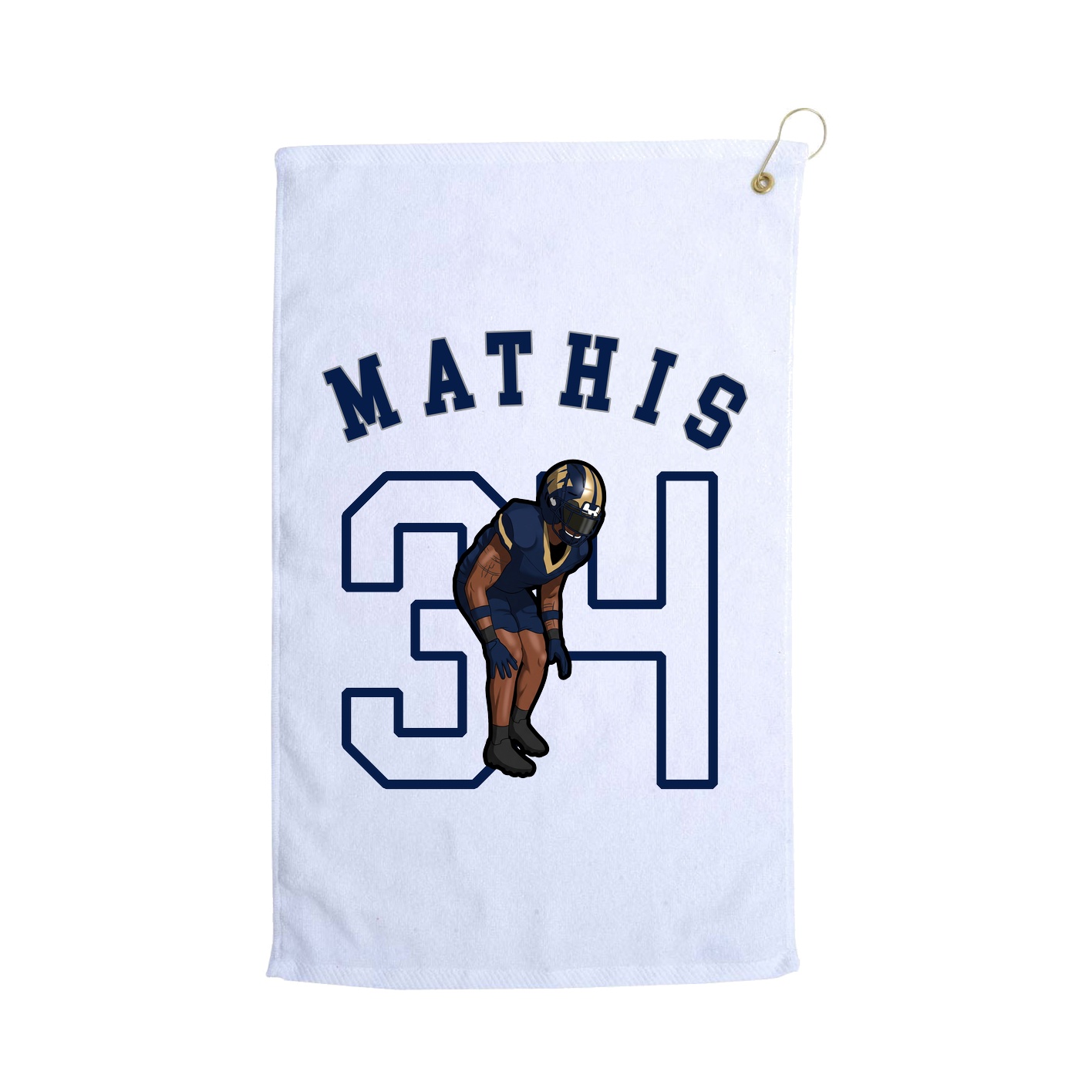 Golf Towel — Shirsey Arch in White