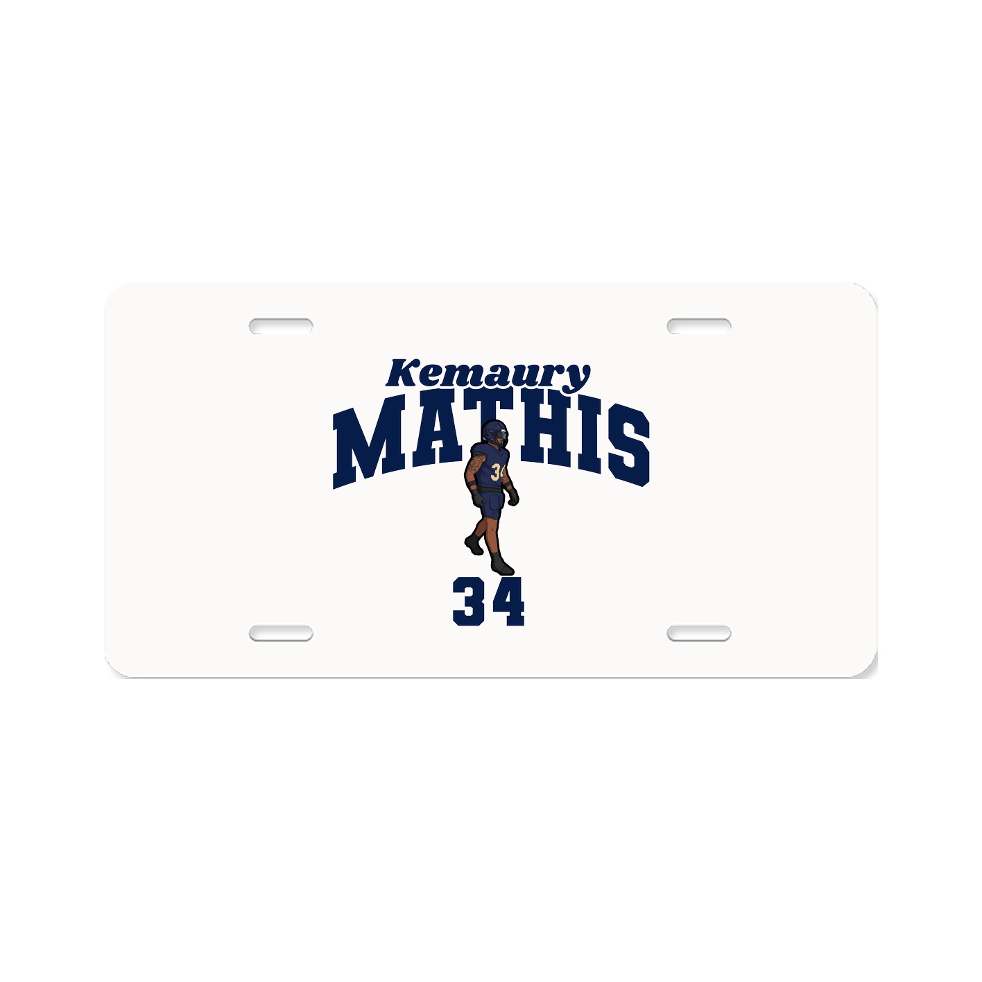 License Plate — Signature Arch in Classic