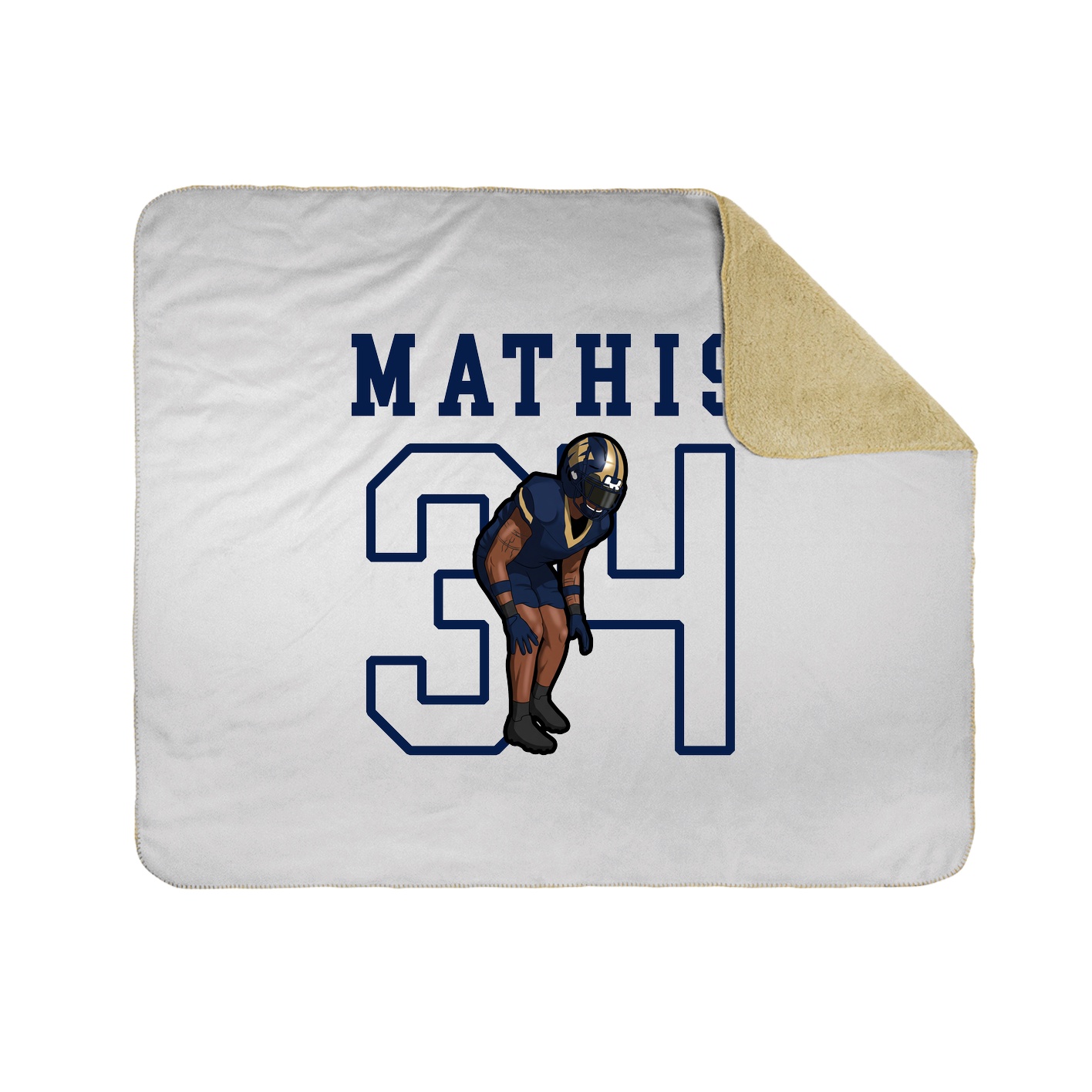 Throw Blanket — Shirsey in White