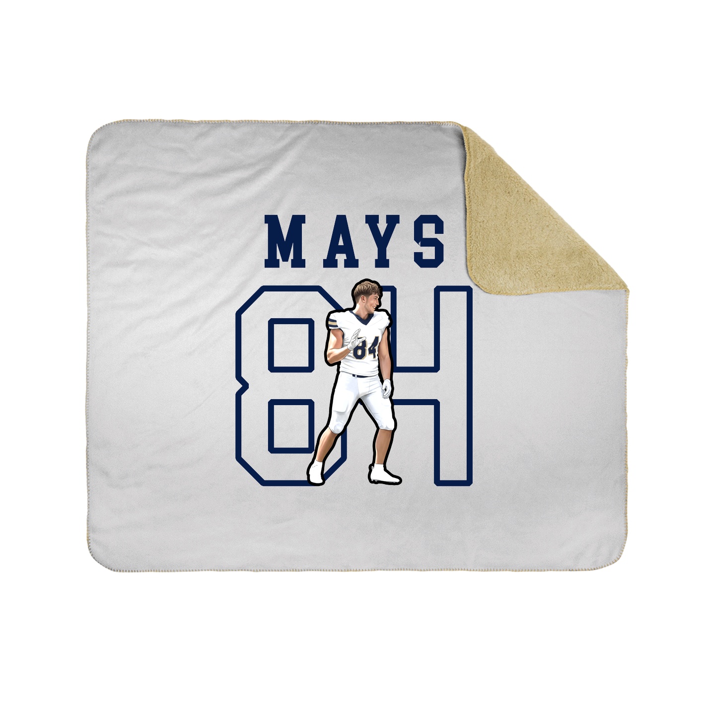 Throw Blanket — Shirsey in White