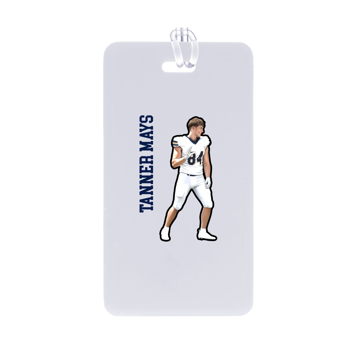 Bag Tag — Name Vertical in Classic