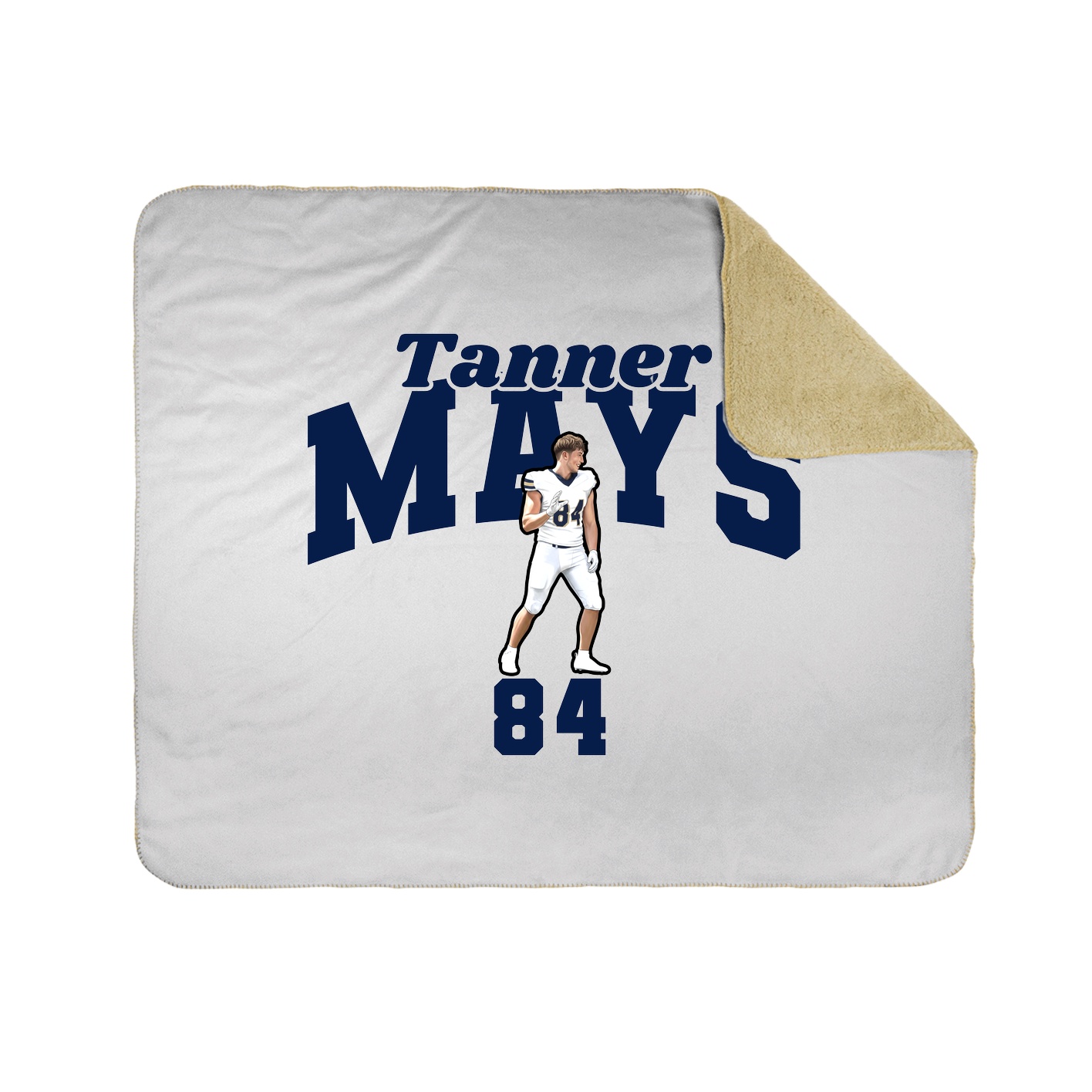 Throw Blanket — Signature Arch in White