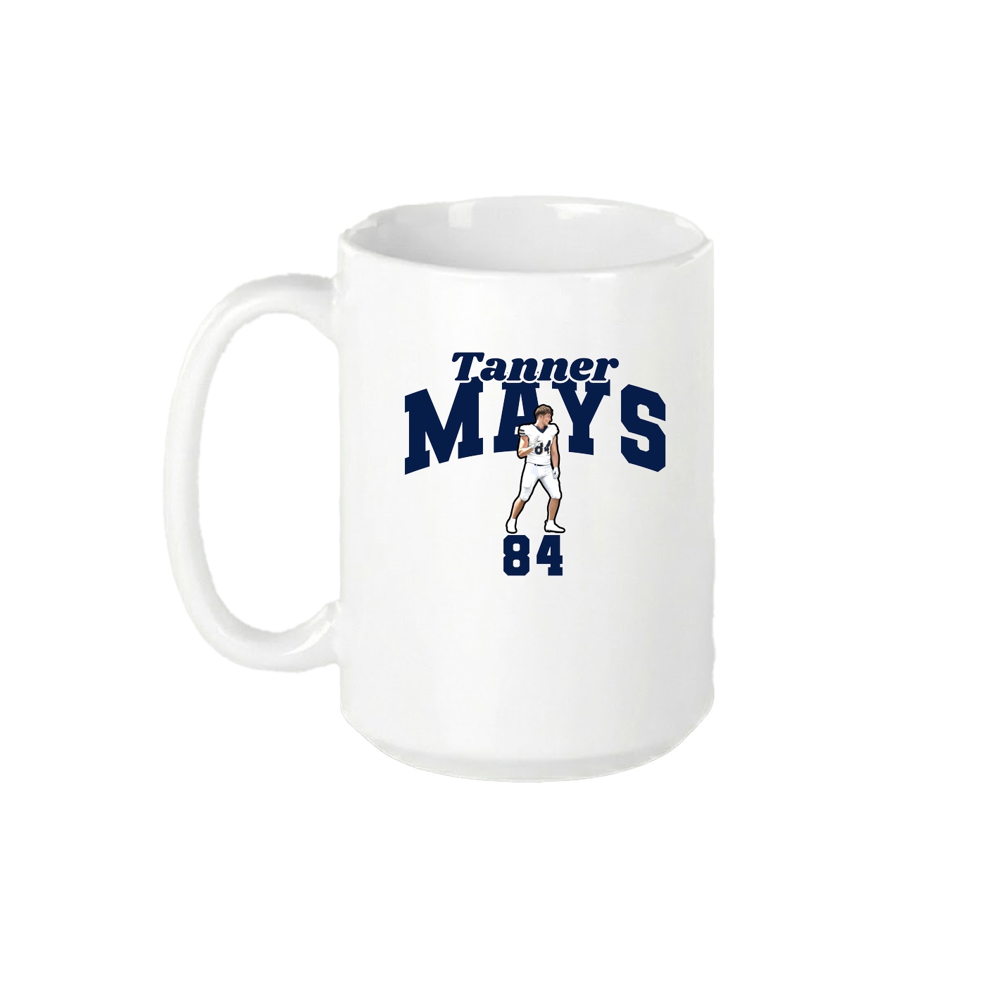 15oz Coffee Mug — Signature Arch in White