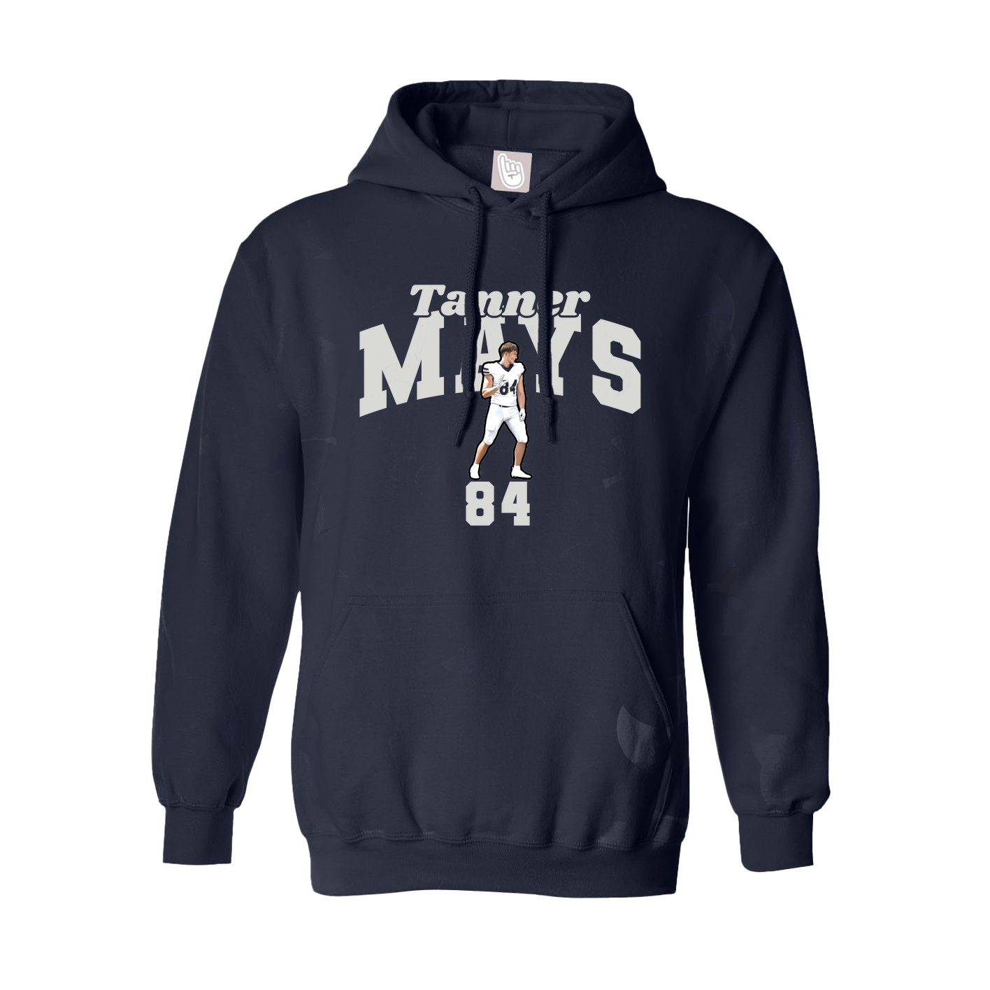 Hoodie — Signature Arch in Navy