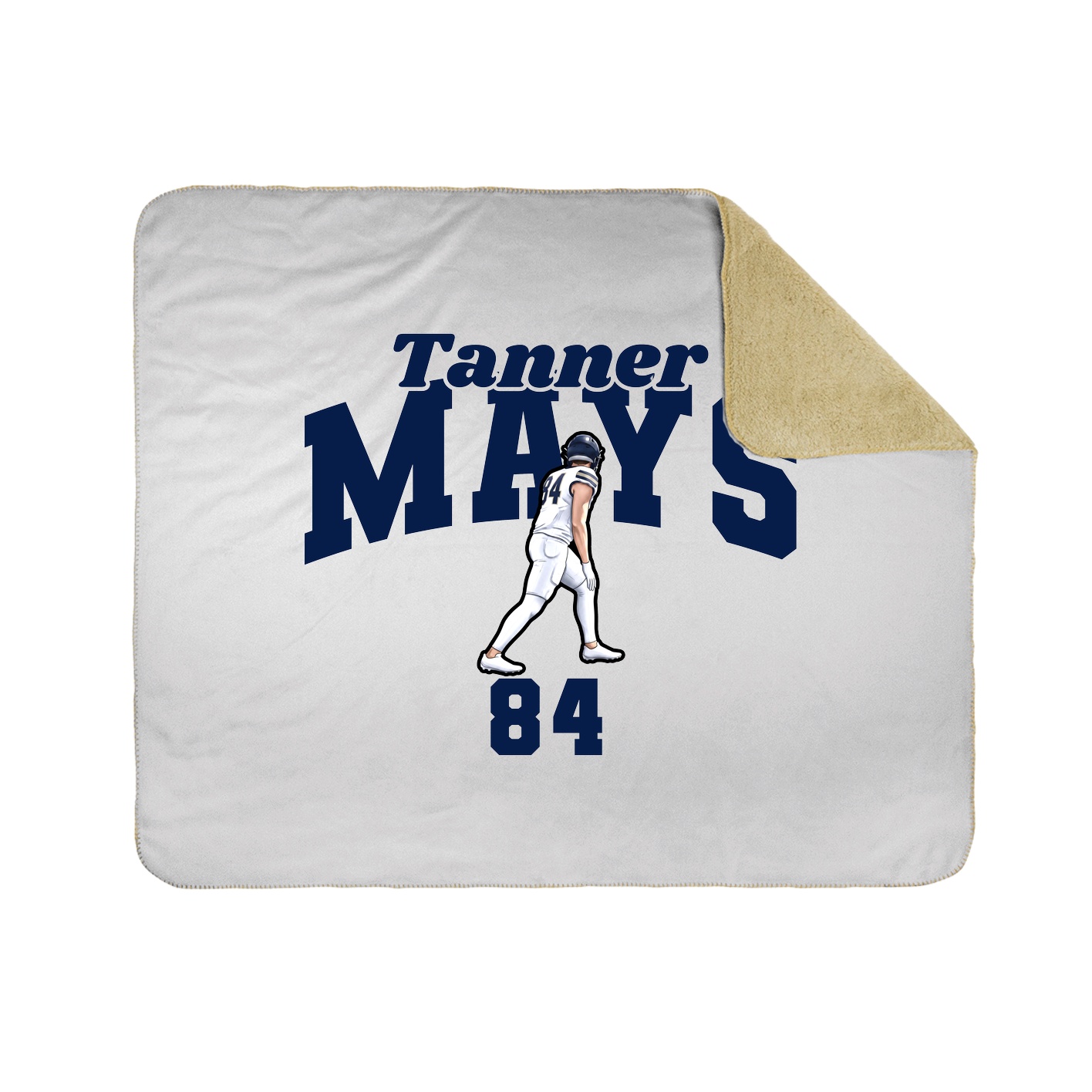Throw Blanket — Signature Arch in White
