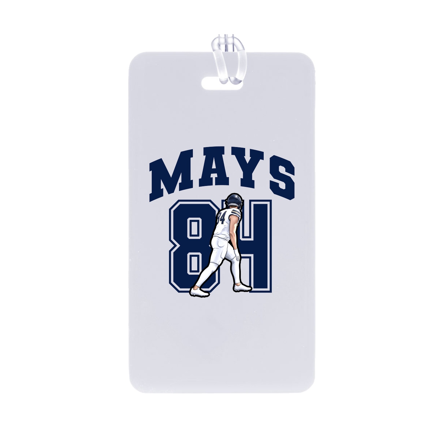 Bag Tag — Number in Classic