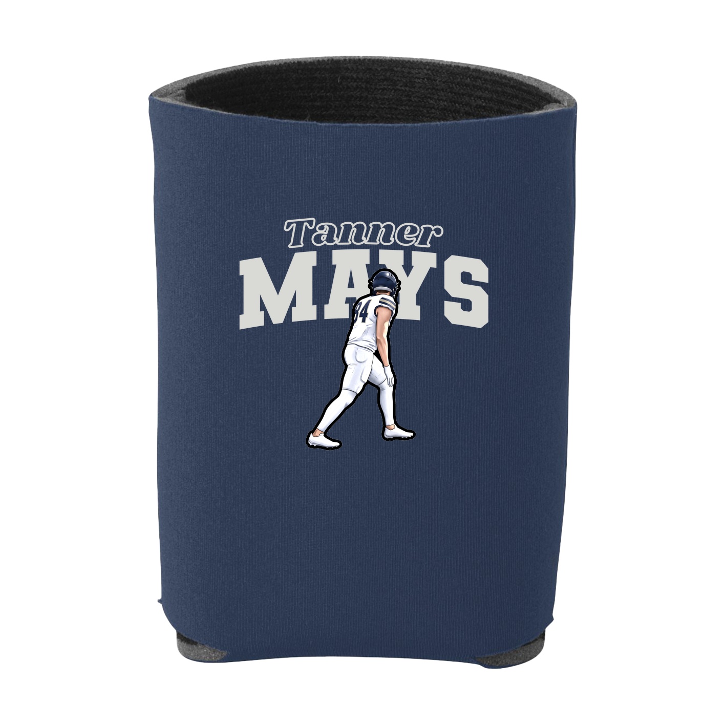 Can Holder — Name Arch in Navy