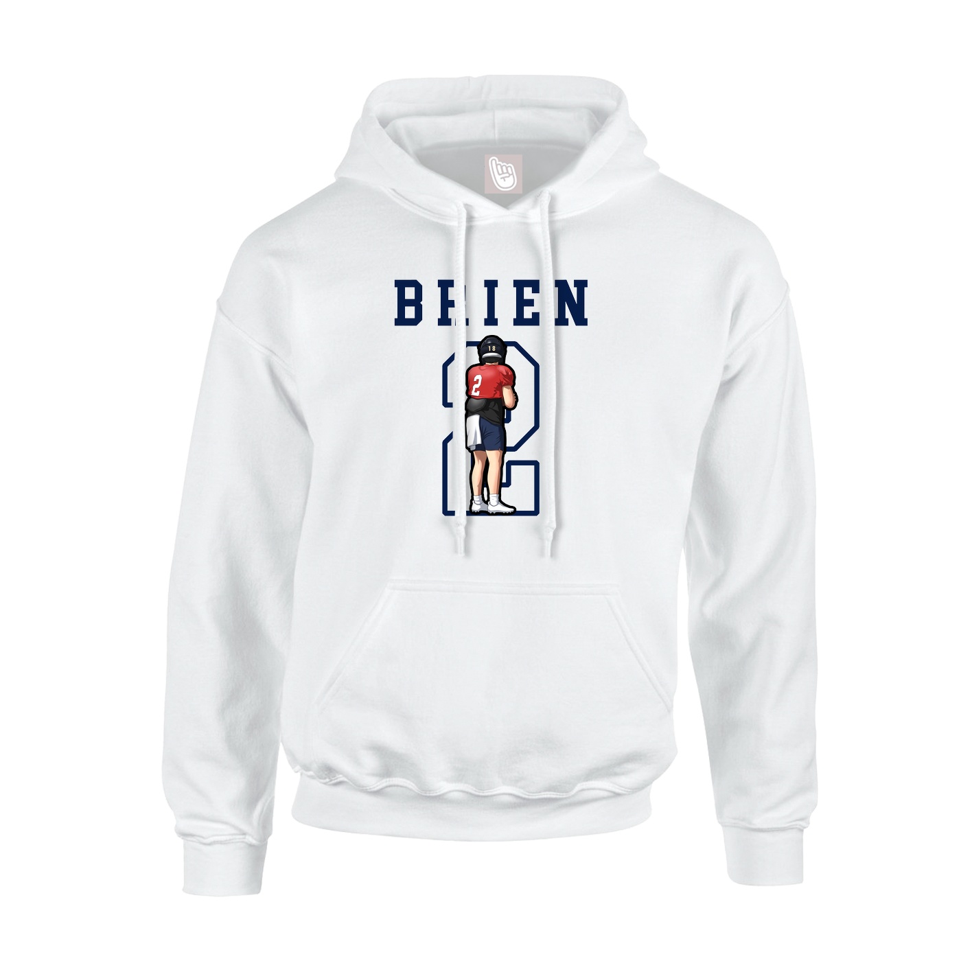 Hoodie — Shirsey in White
