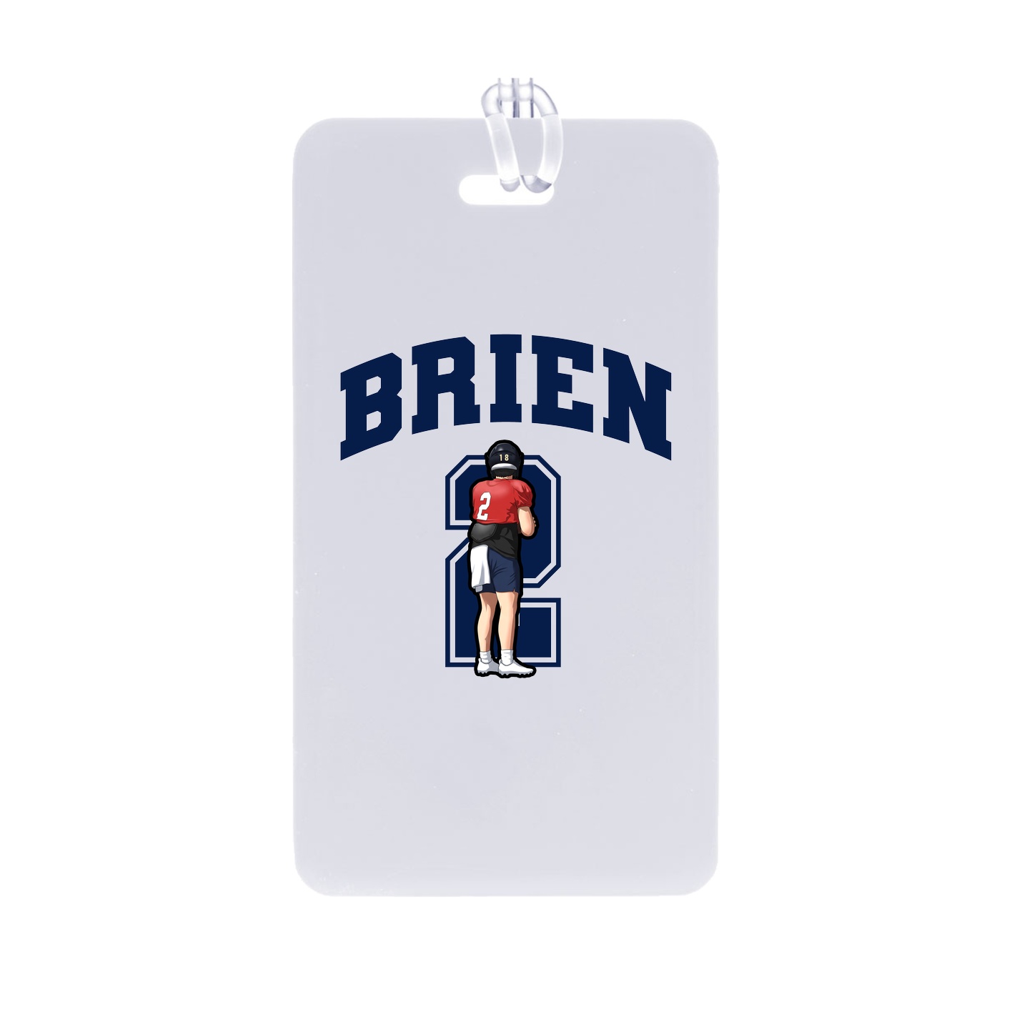 Bag Tag — Number in Classic
