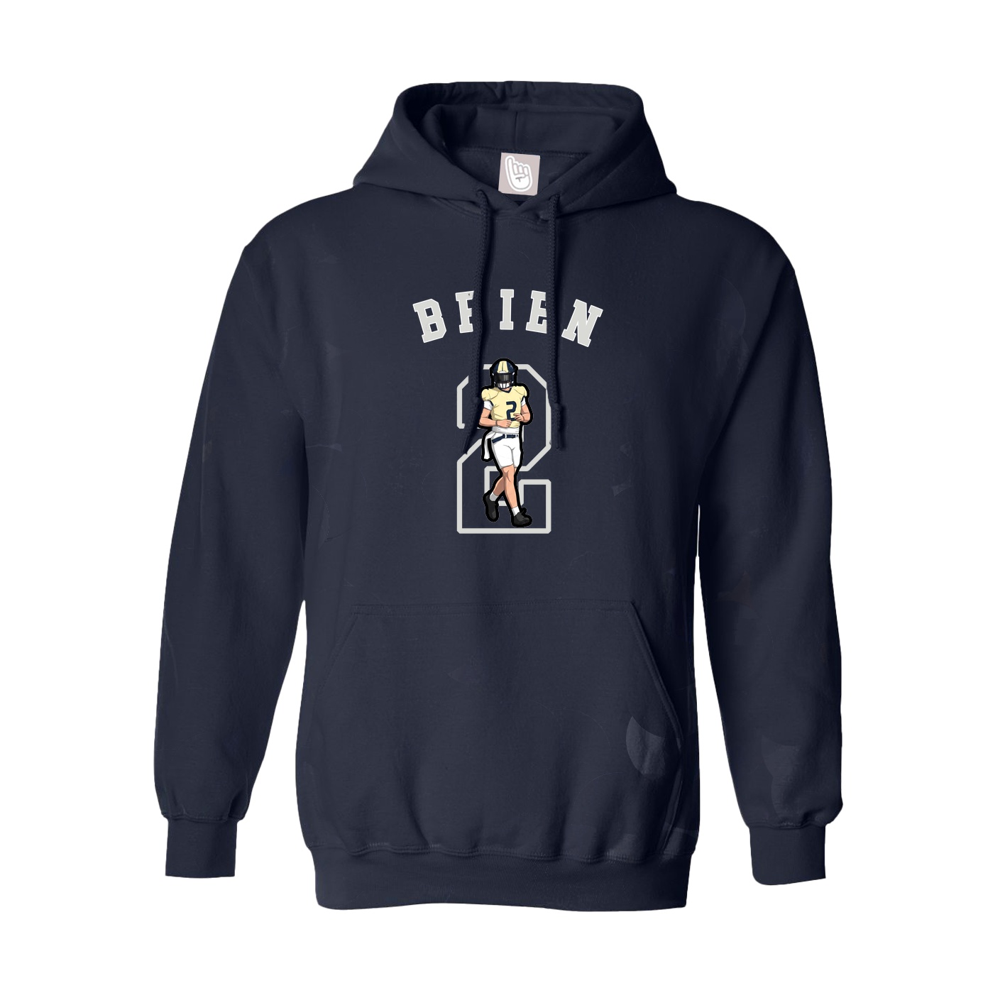 Youth Hoodie — Shirsey Arch in Navy