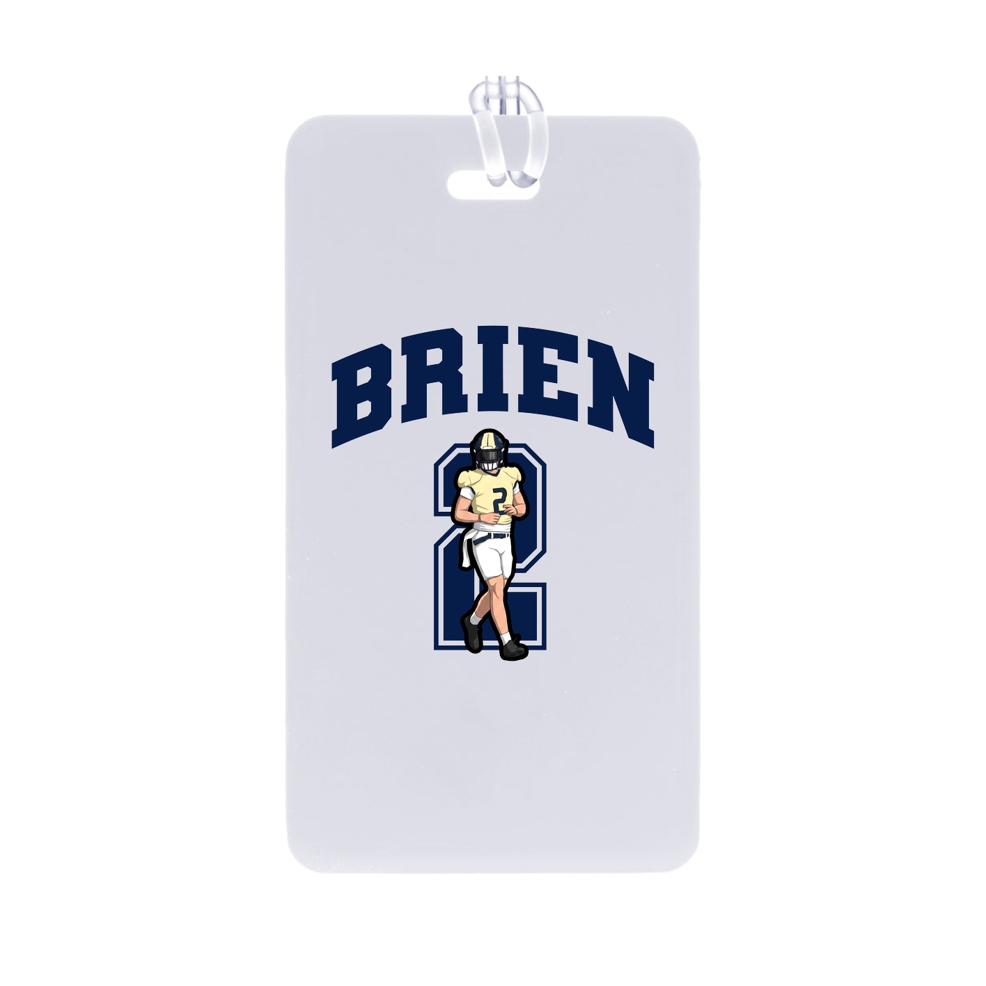 Bag Tag — Number in Classic