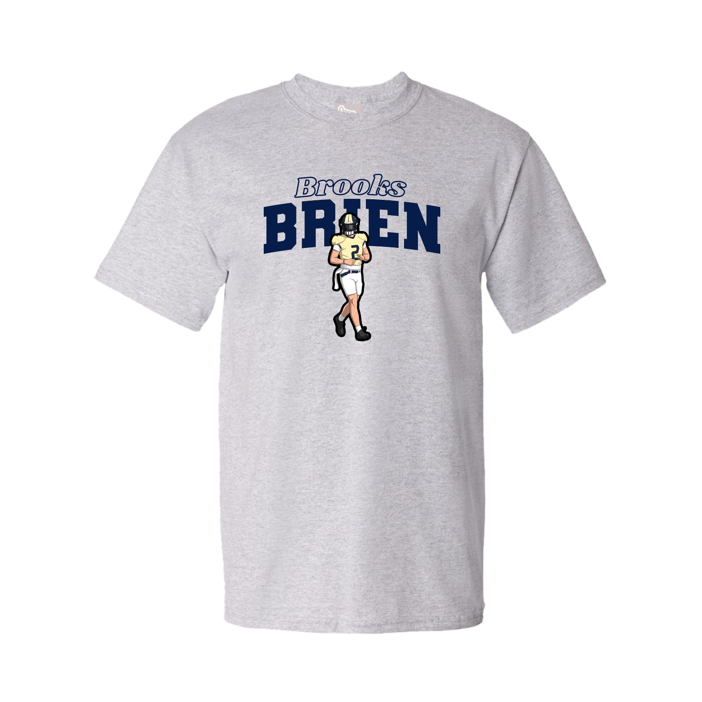 Tee — Name Arch in Grey