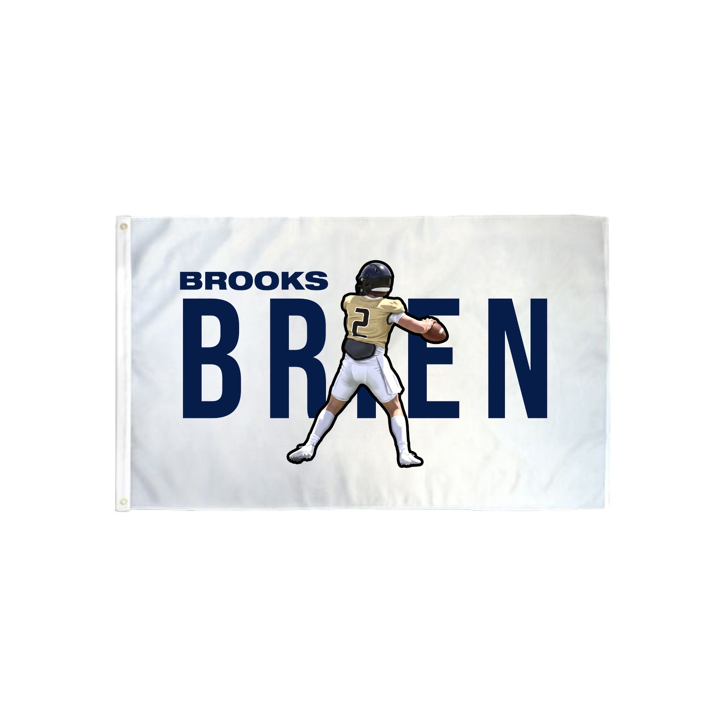 3x5 Flag — Player Name in Classic