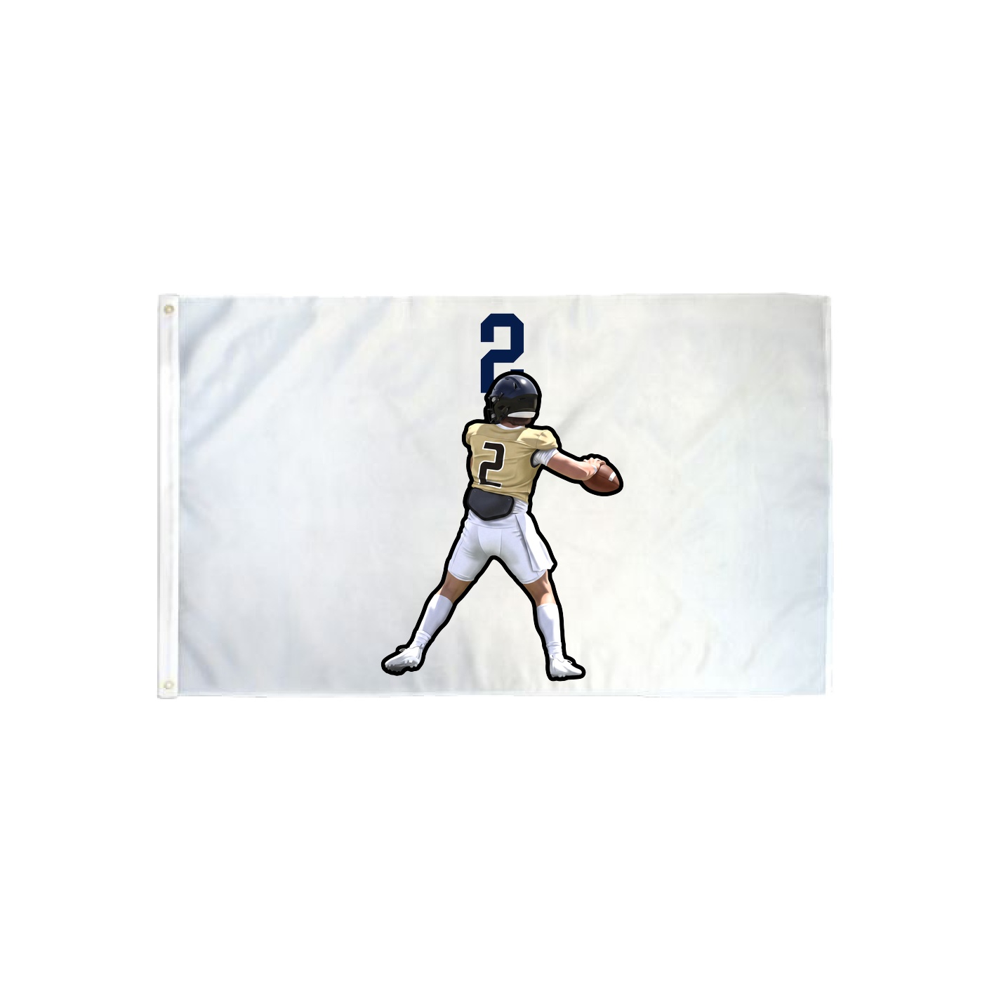 3x5 Flag — Number Top in Classic