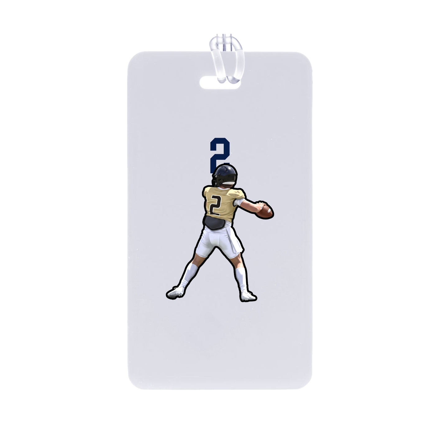 Bag Tag — Number Top in Classic