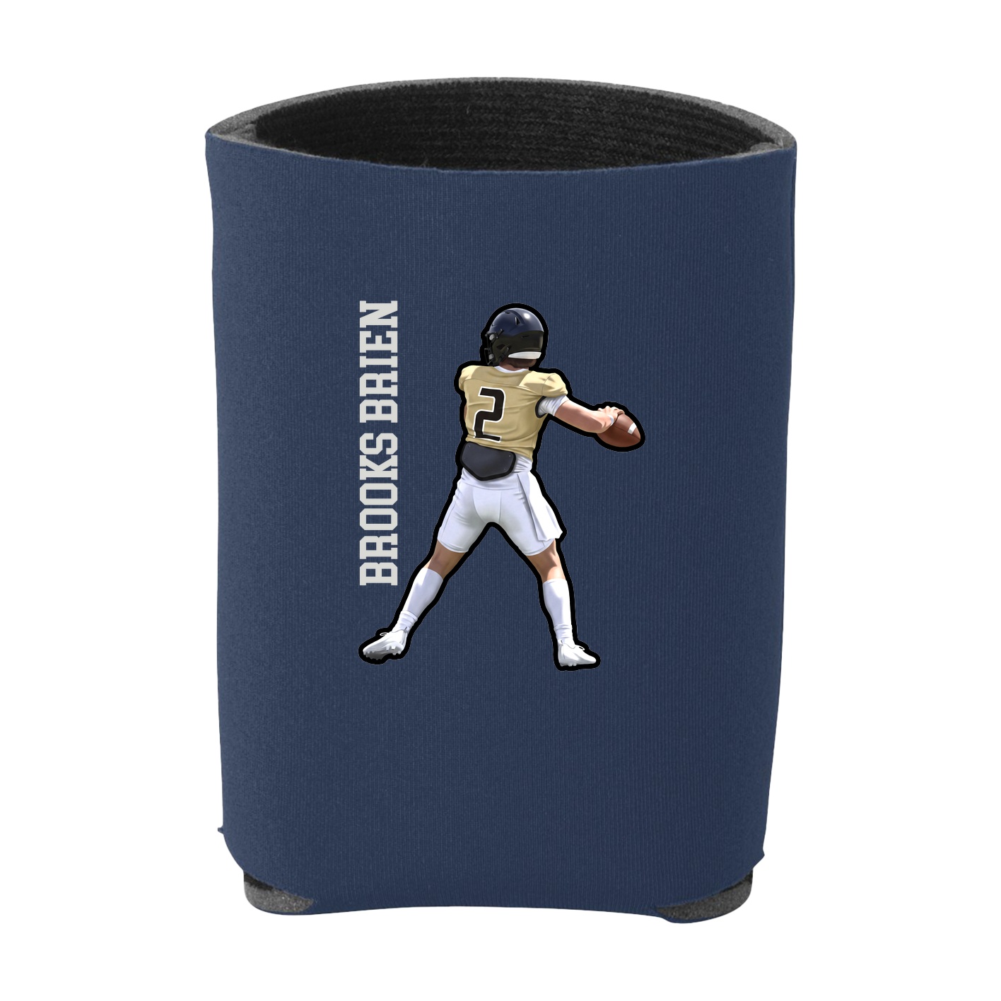 Can Holder — Name Vertical in Navy