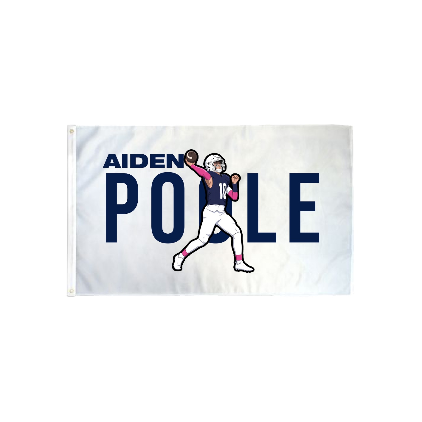 3x5 Flag — Player Name in Classic