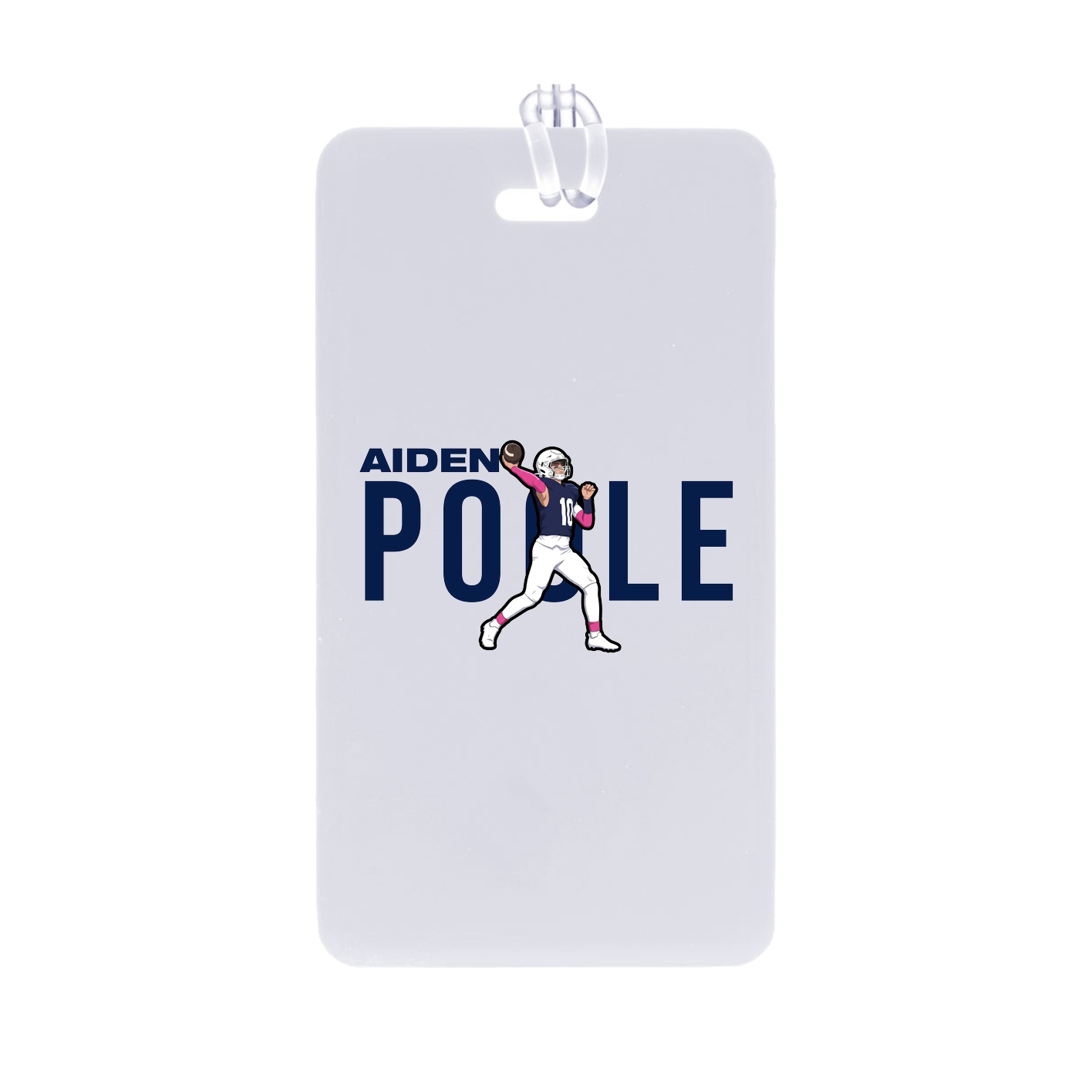 Bag Tag — Player Name in Classic