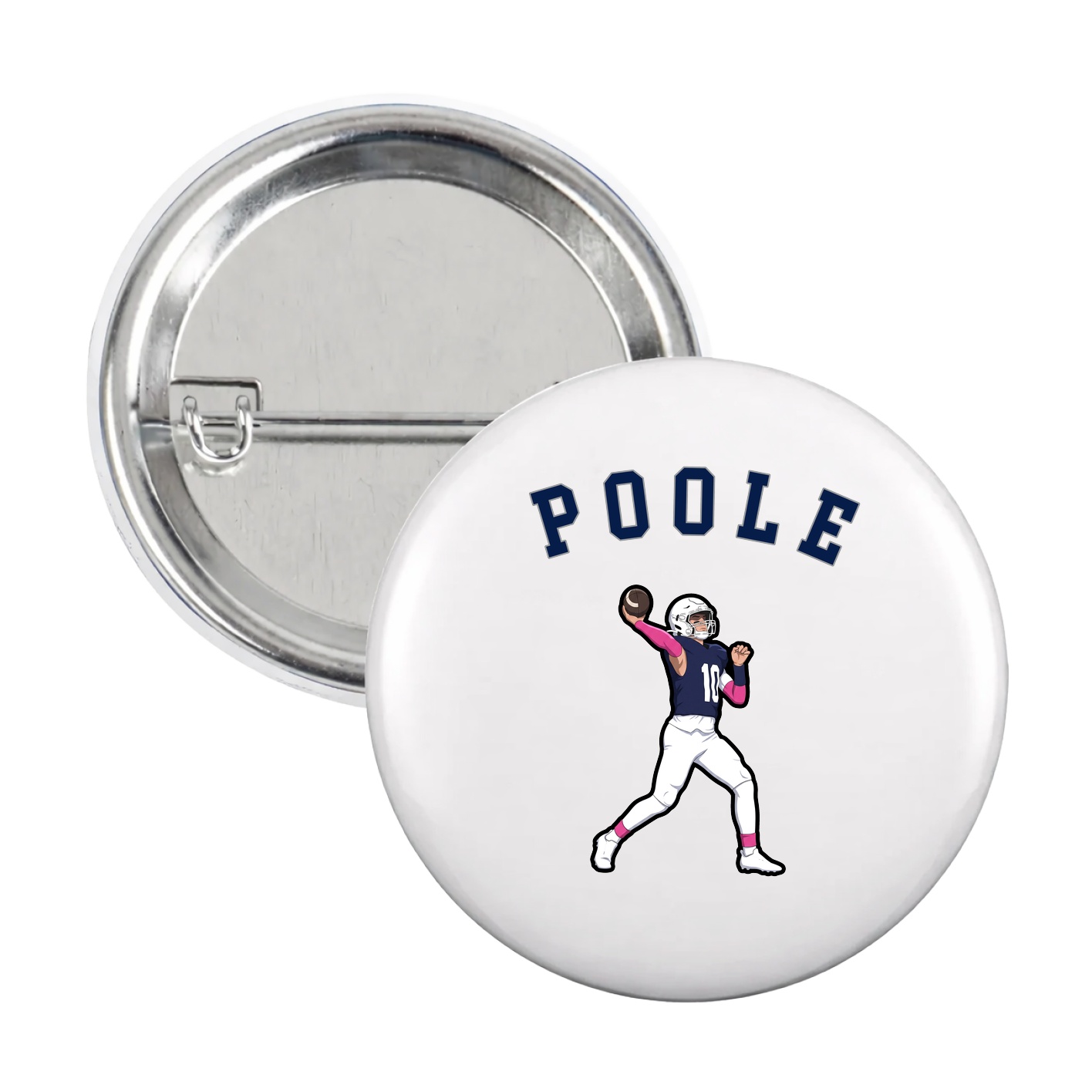 Game Day Button — Shirsey Arch in White