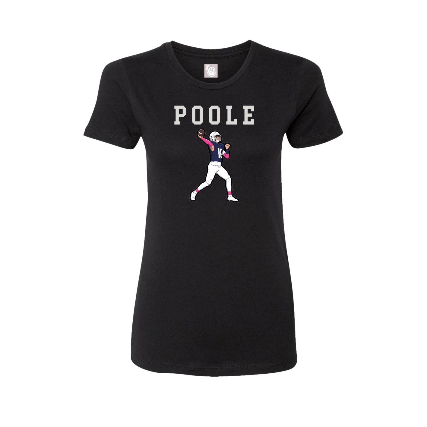 Fitted Women's Tee — Shirsey in Black