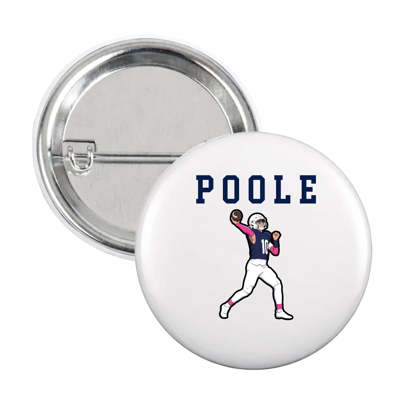 Game Day Button — Shirsey in White