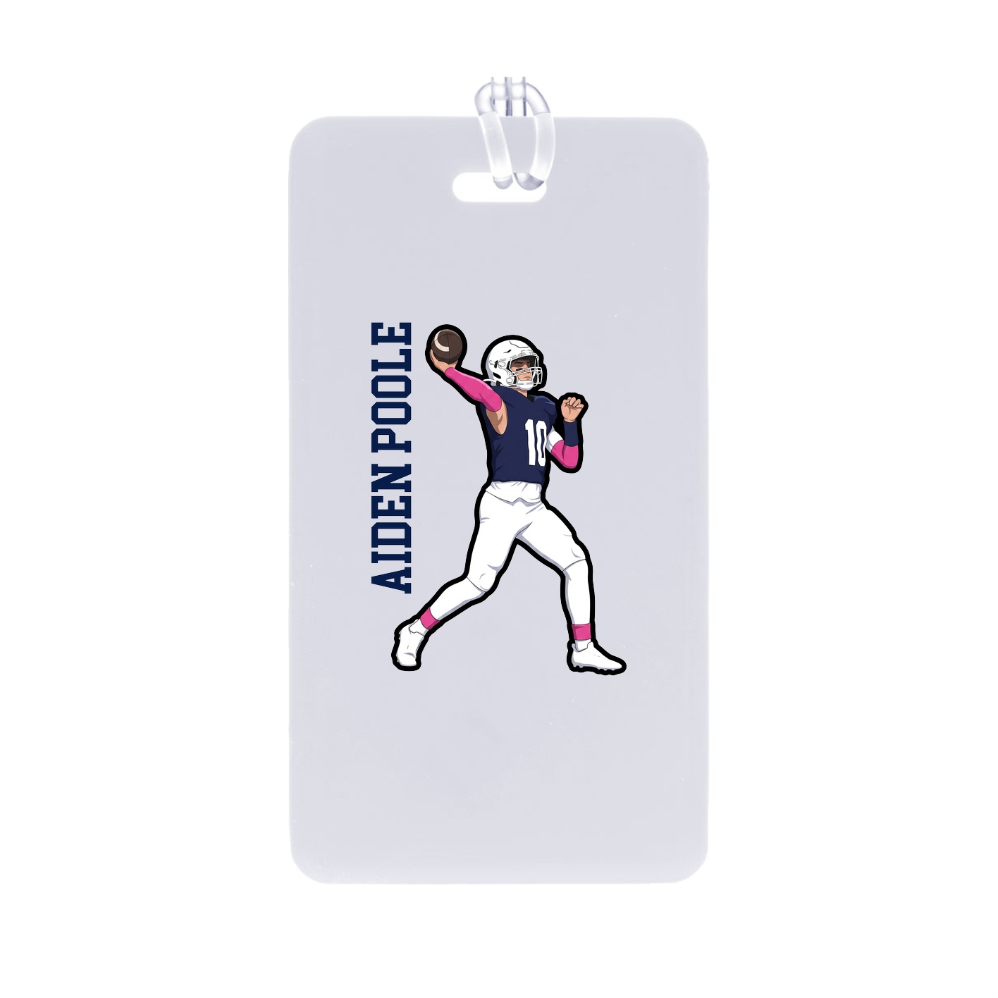 Bag Tag — Name Vertical in Classic