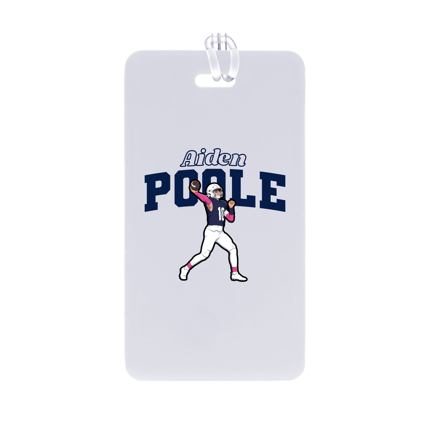 Bag Tag — Name Arch in Classic