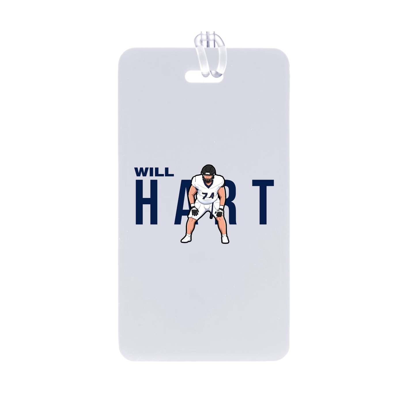 Bag Tag — Player Name in Classic