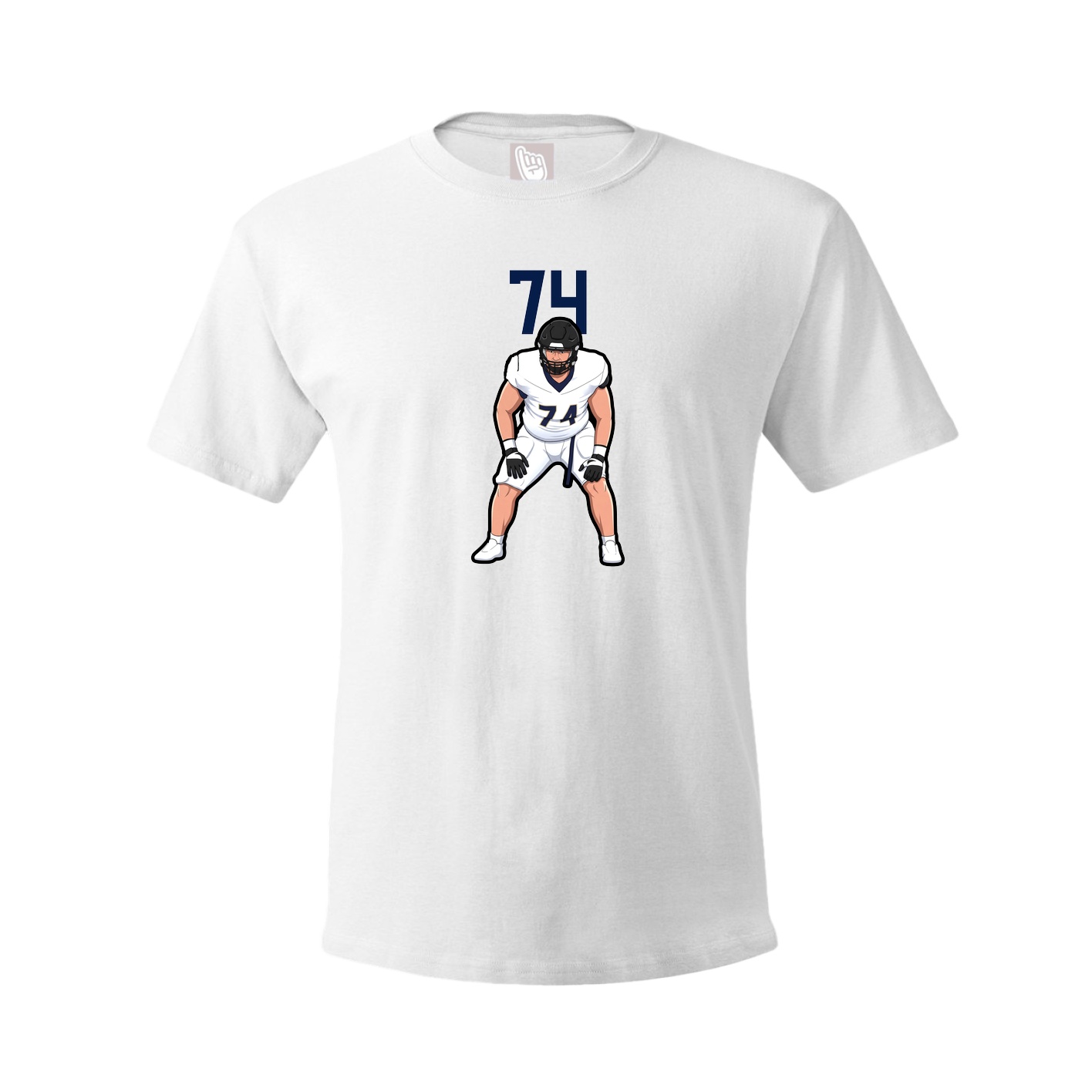 Tee — Number Top in White
