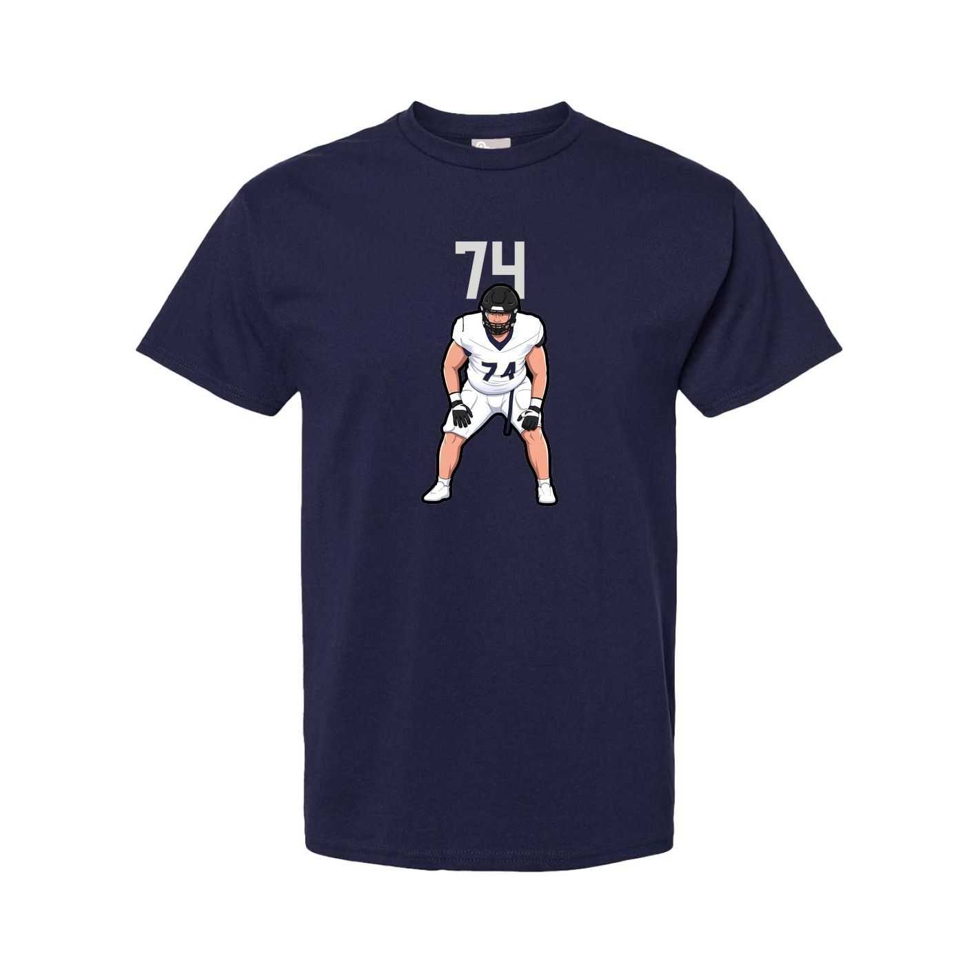 Youth Tee — Number Top in Navy