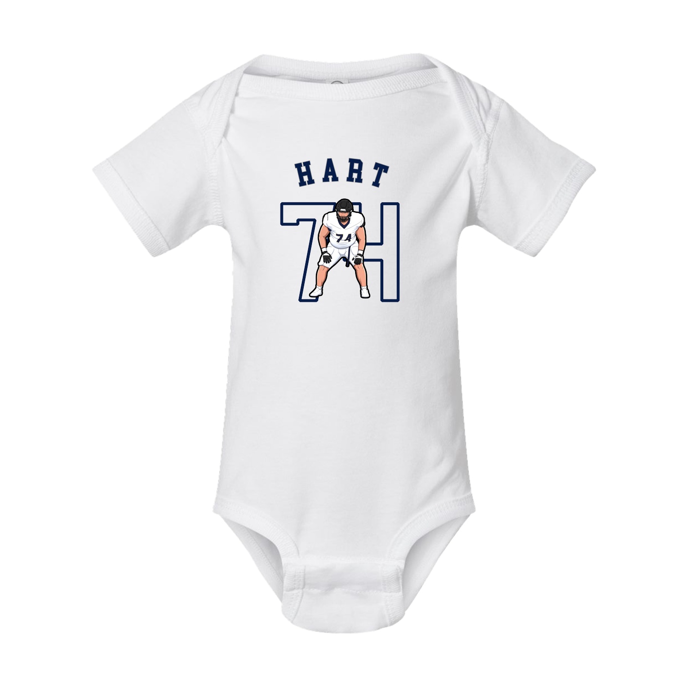 Baby Onesie — Shirsey Arch in White