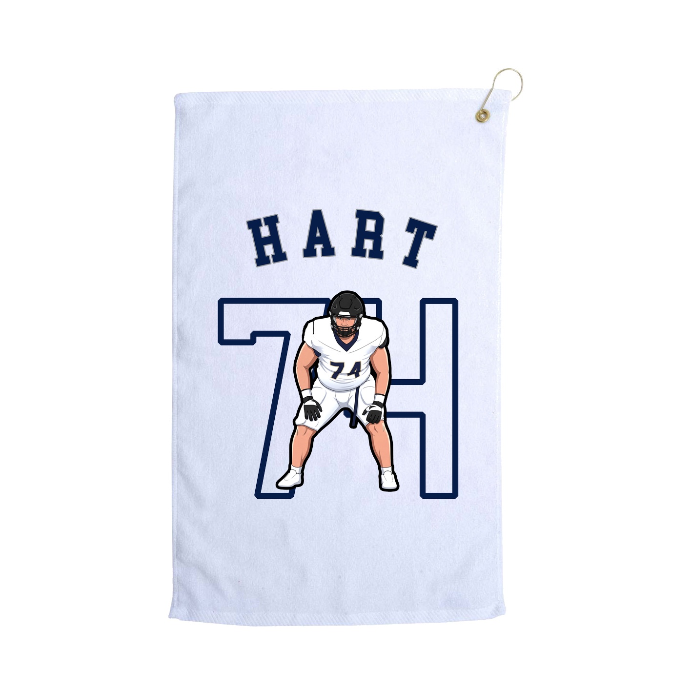 Golf Towel — Shirsey Arch in White