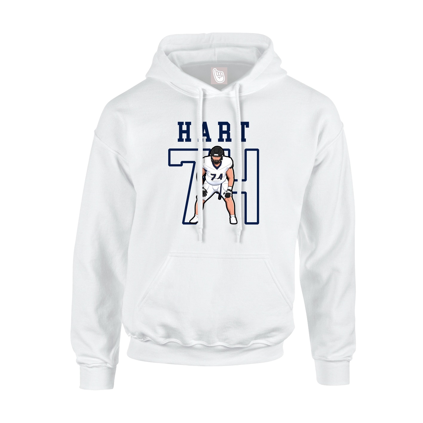 Youth Hoodie — Shirsey in White