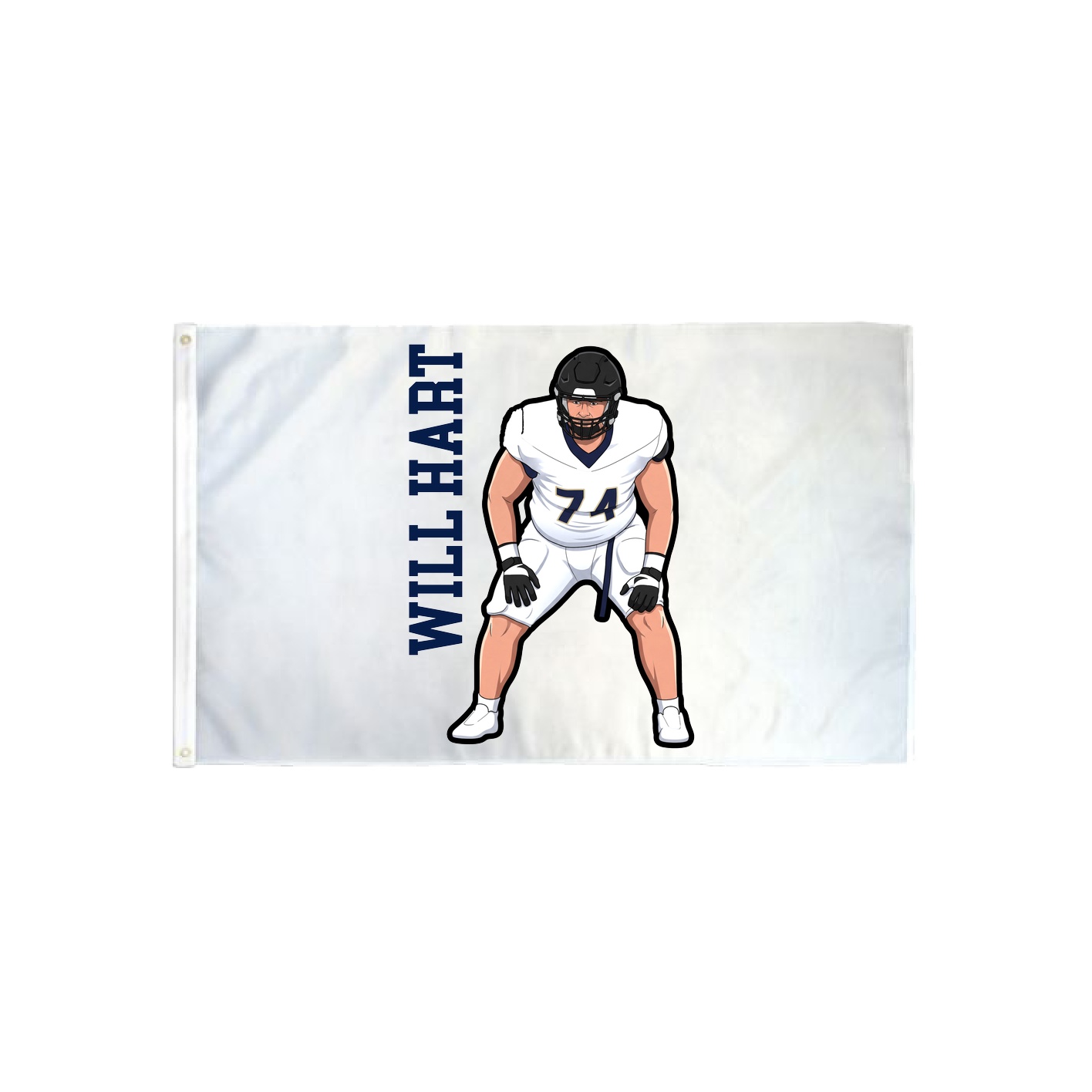 3x5 Flag — Name Vertical in Classic