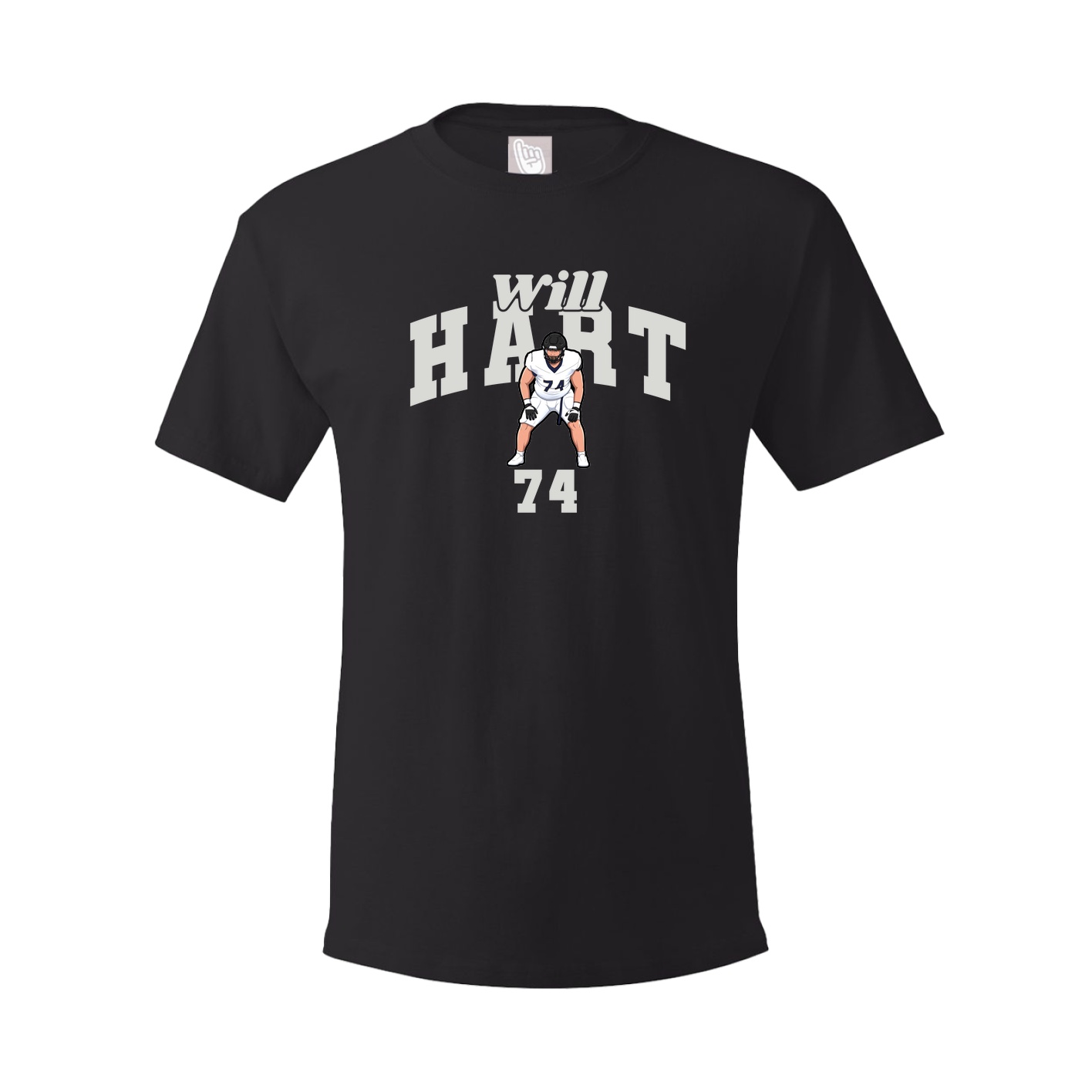 Youth Tee — Signature Arch in Black
