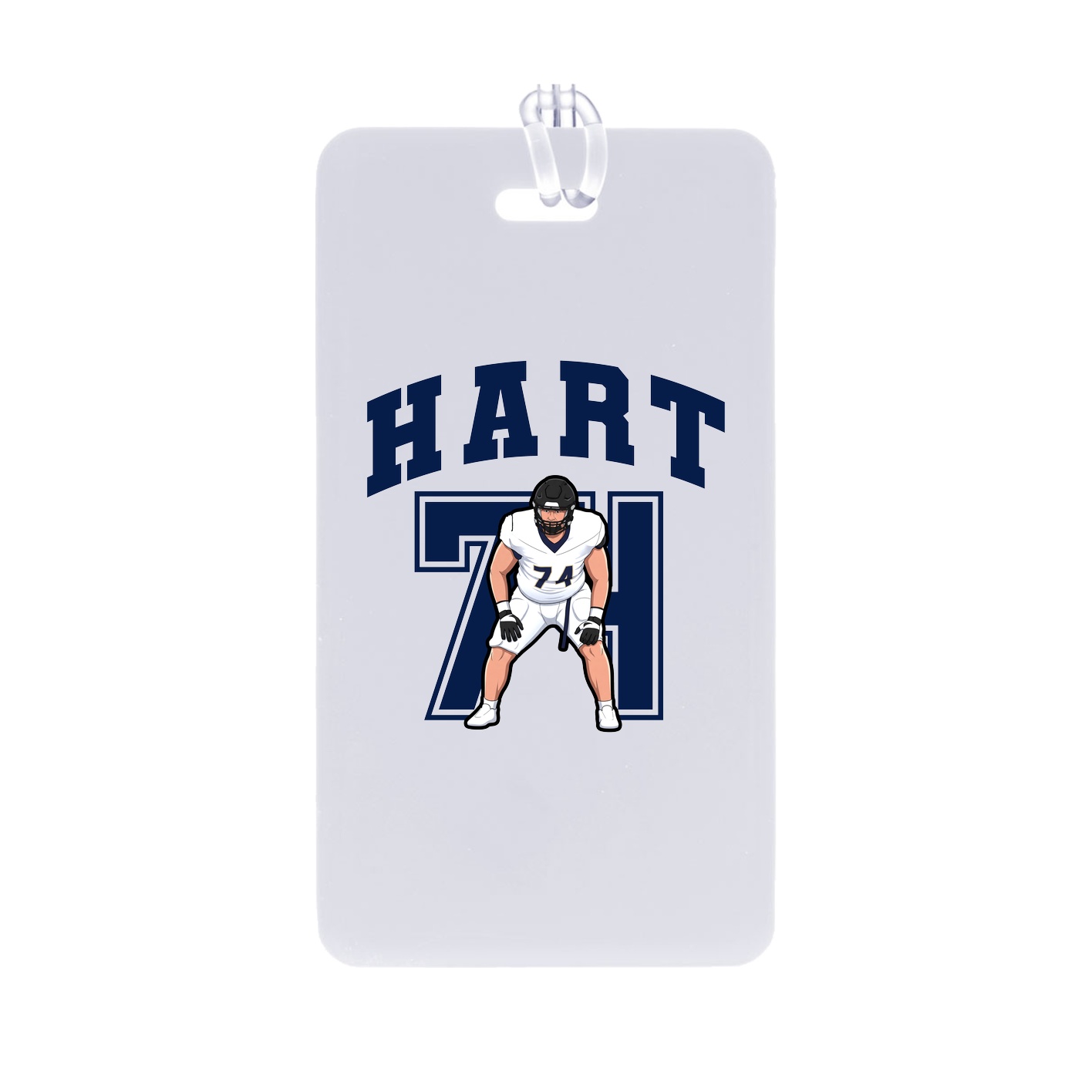 Bag Tag — Number in Classic