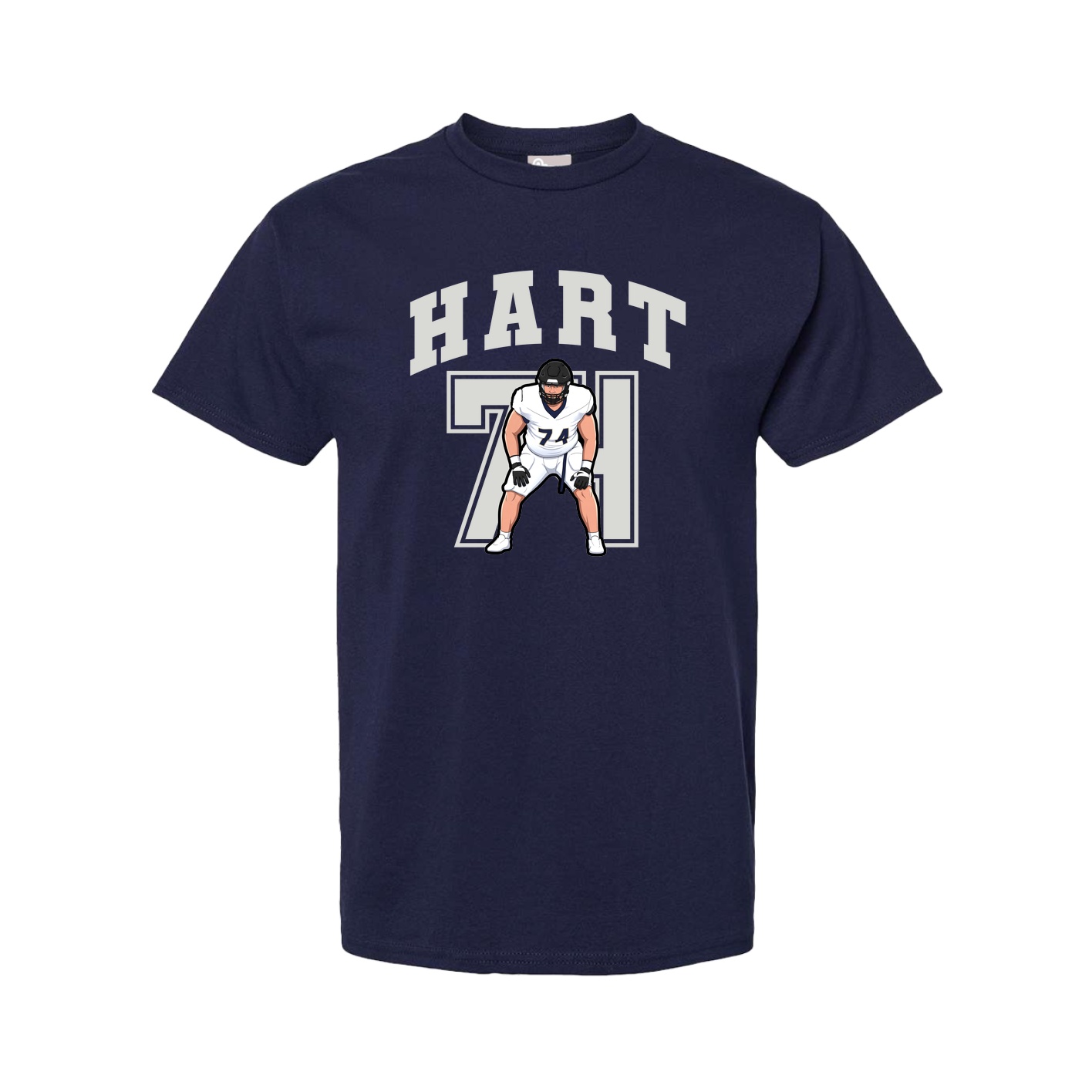 Tee — Number in Navy