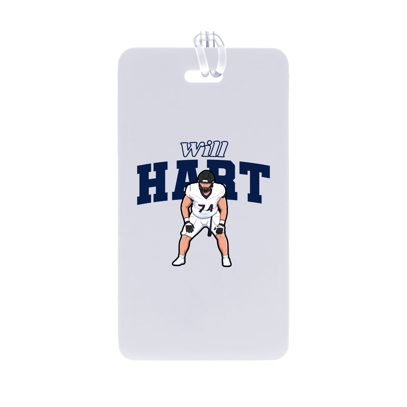 Bag Tag — Name Arch in Classic