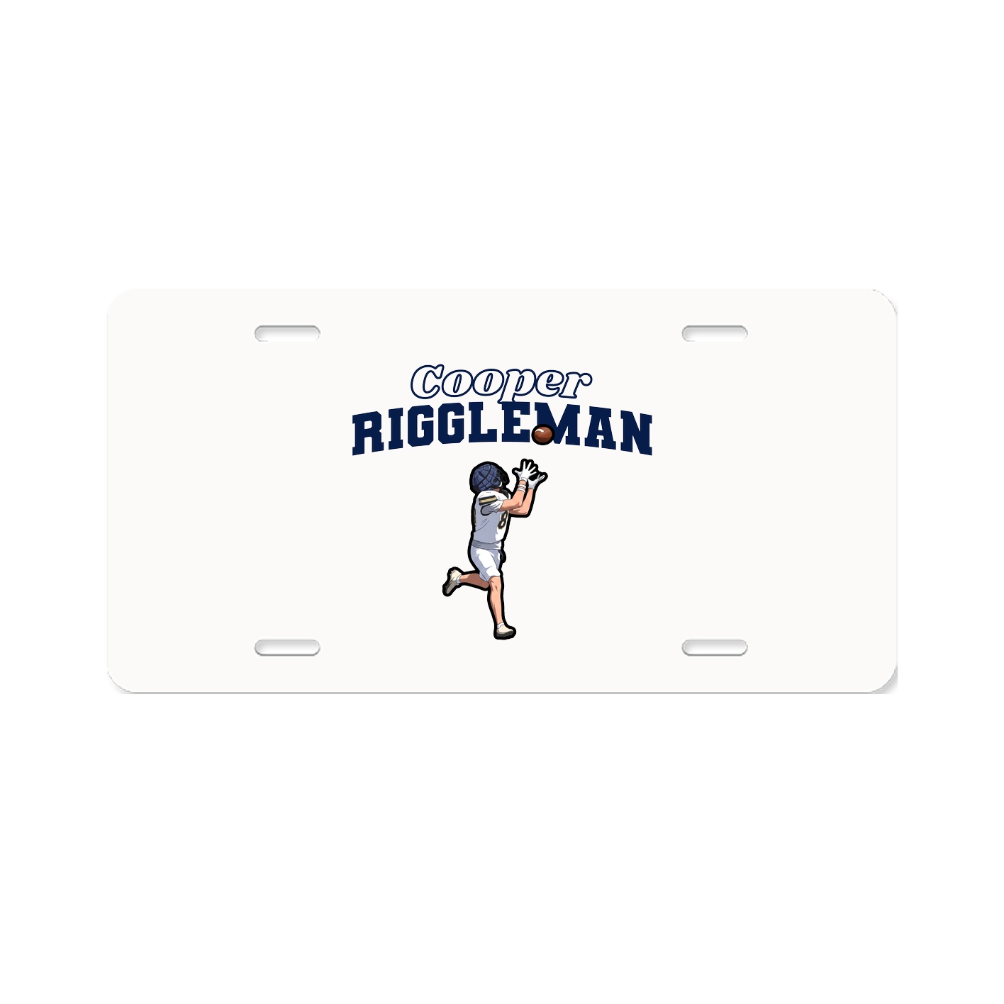License Plate — Name Arch in Classic
