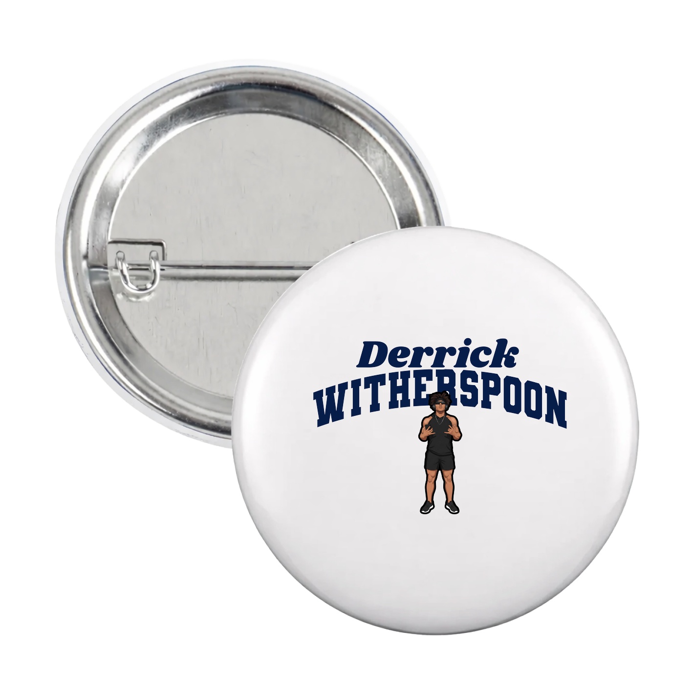 Game Day Button — Signature Arch in White