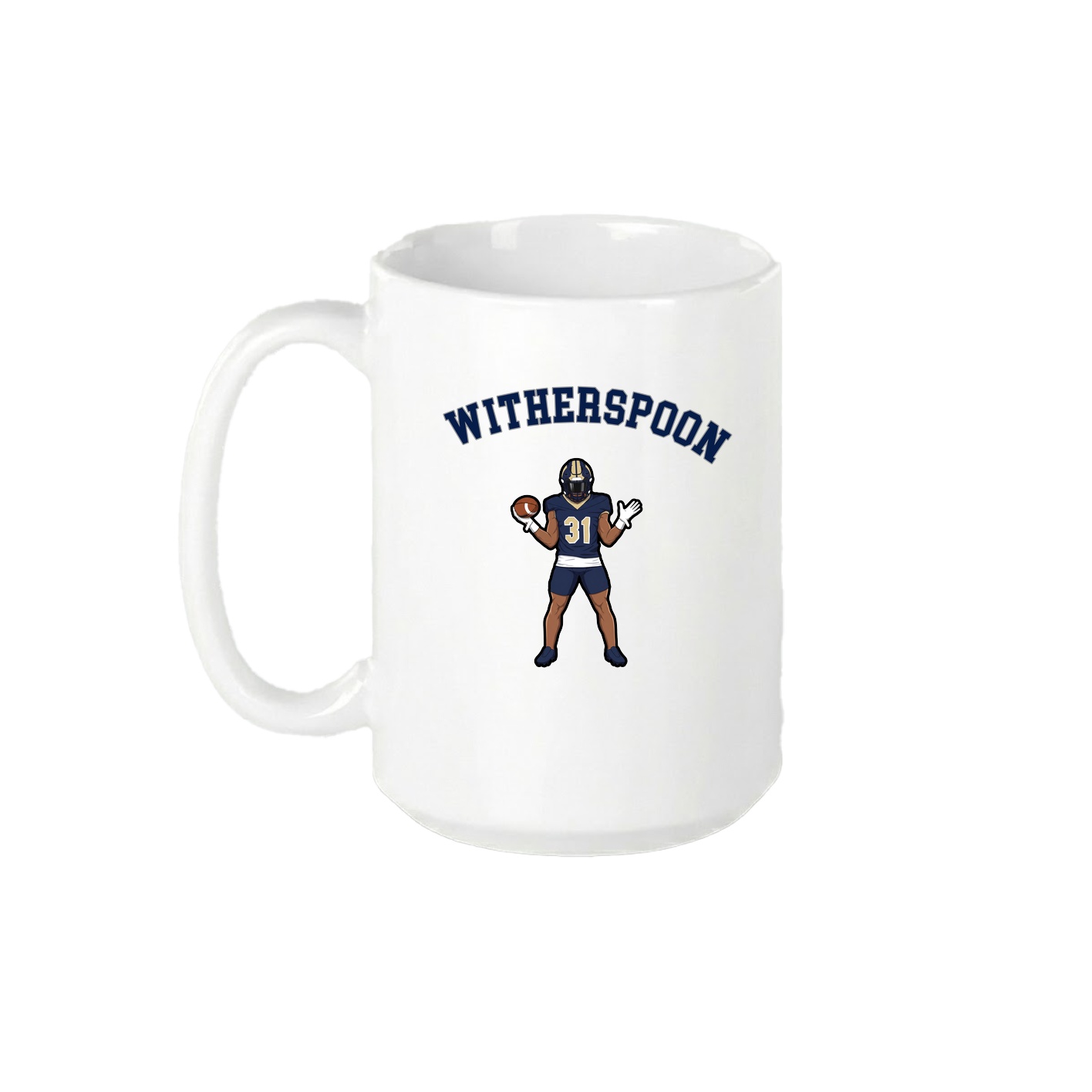 15oz Coffee Mug — Shirsey Arch in White