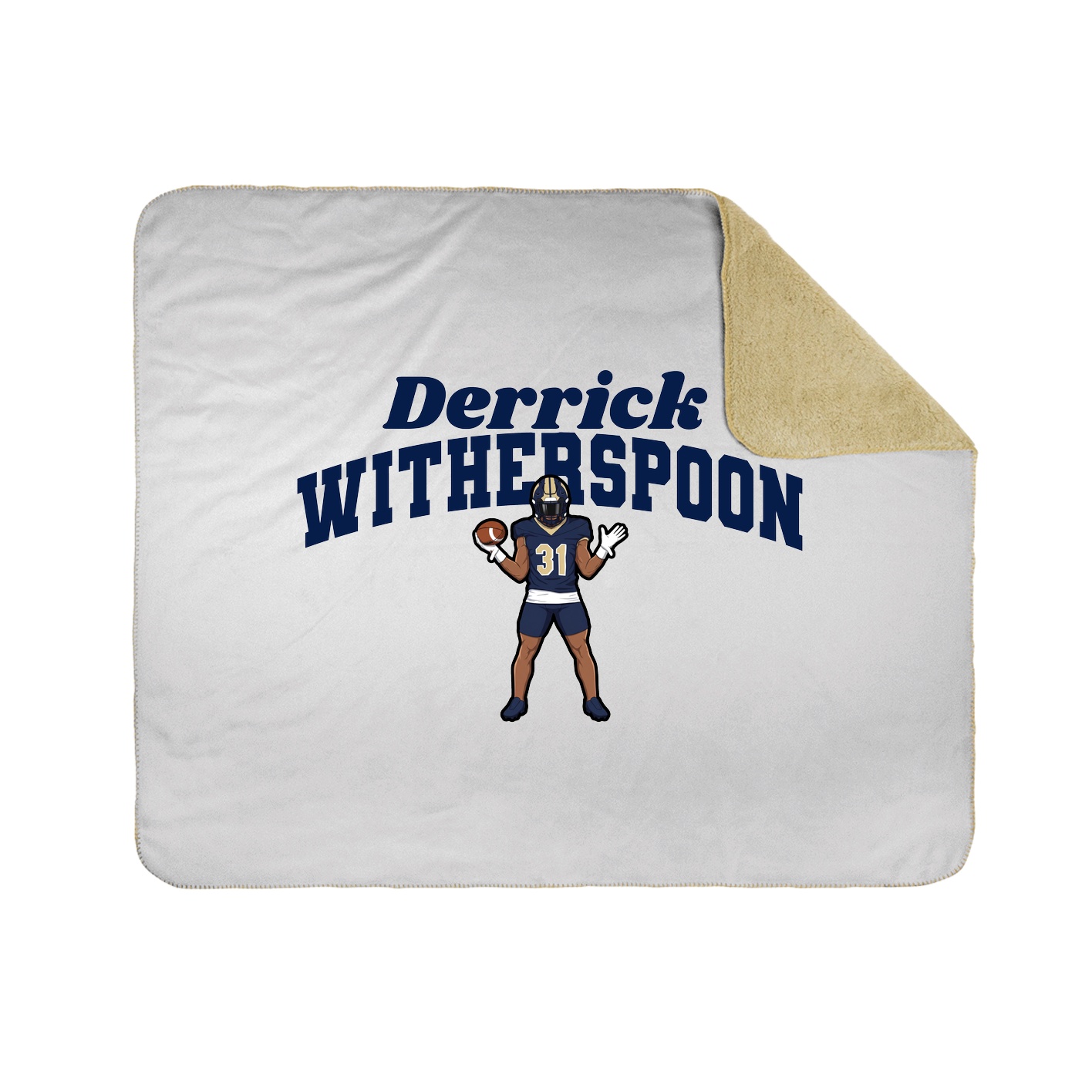Throw Blanket — Signature Arch in White
