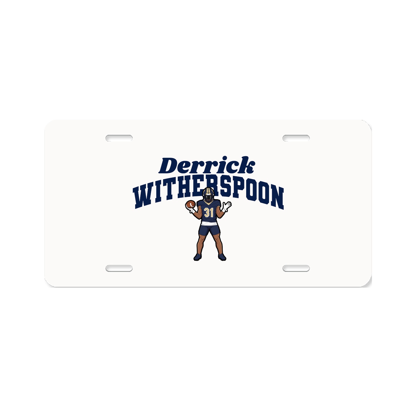 License Plate — Signature Arch in Classic