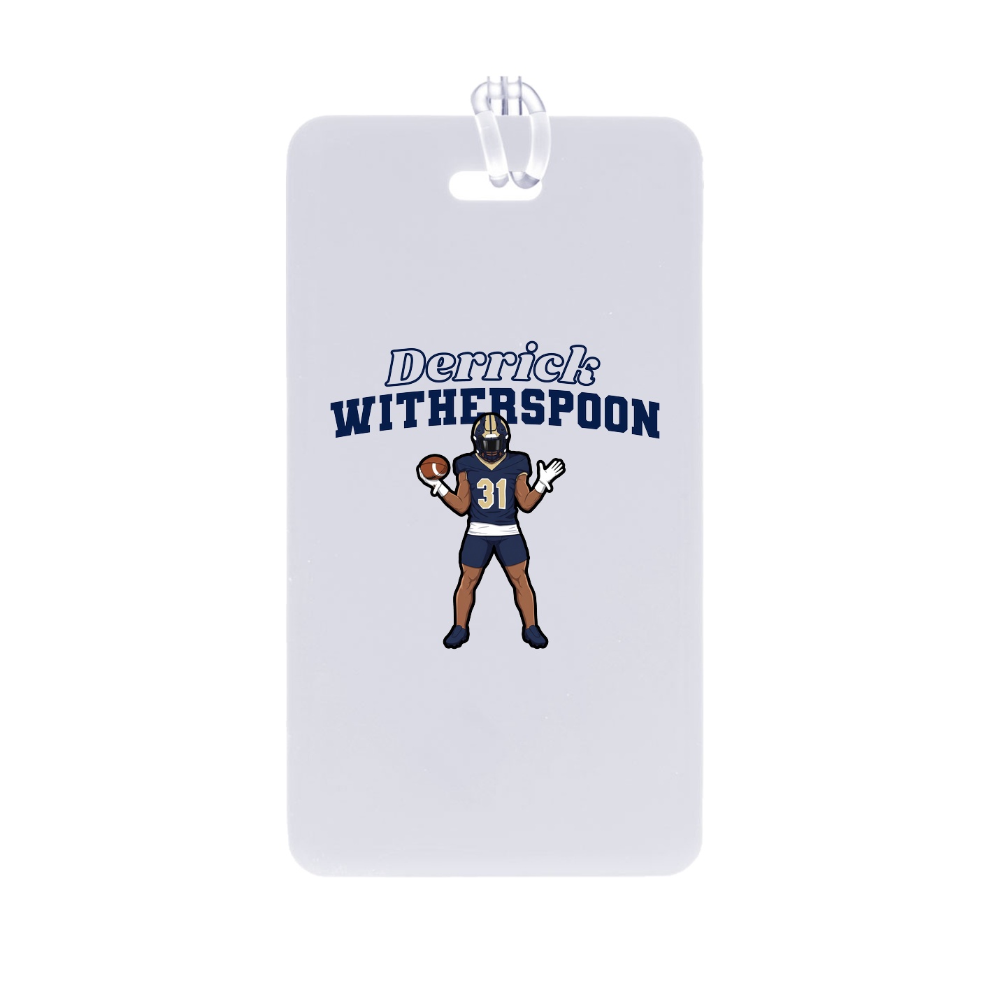 Bag Tag — Name Arch in Classic